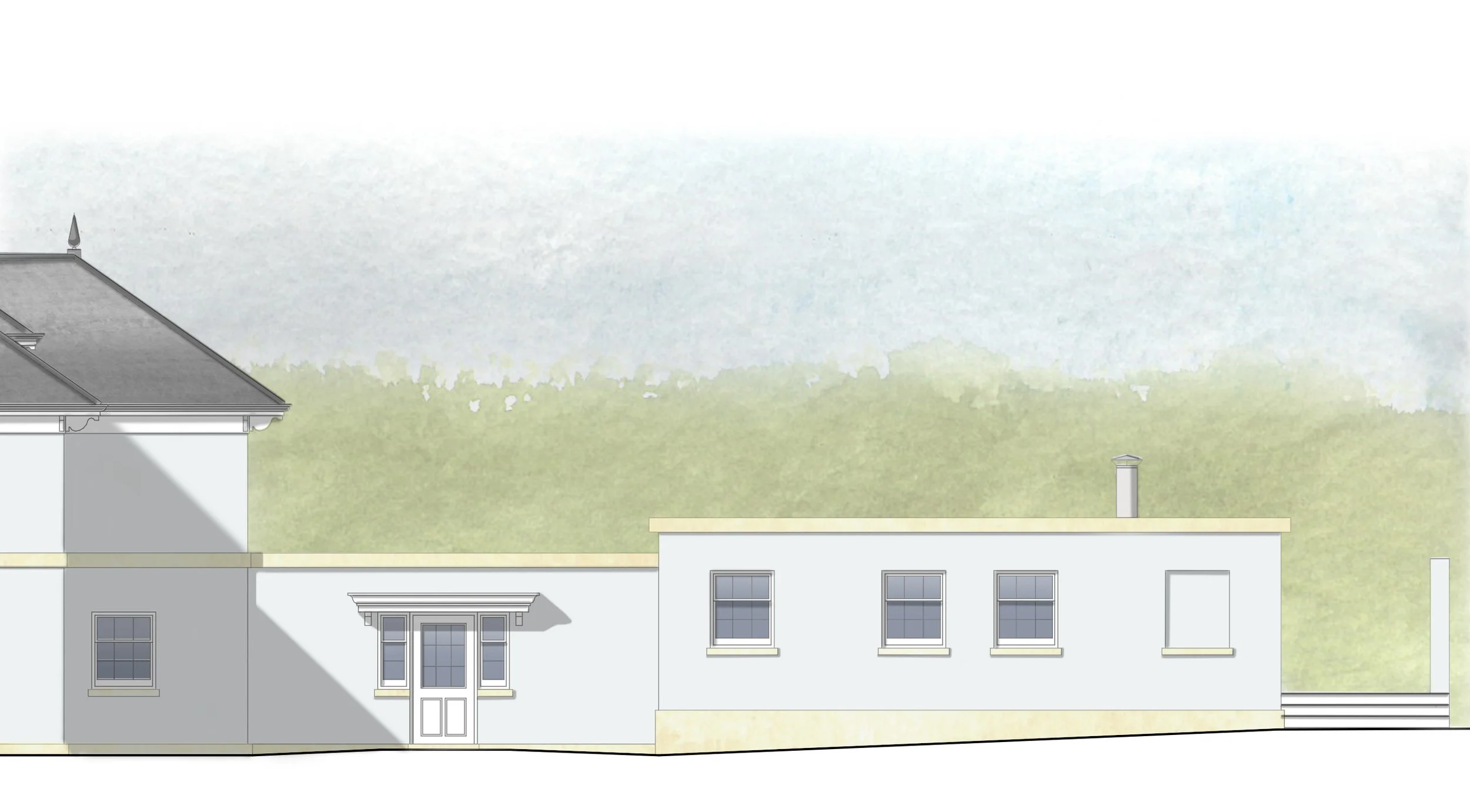 Extension to a house in Sussex