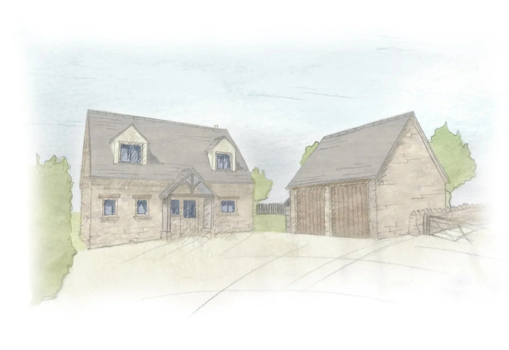 New house in the Cotswolds