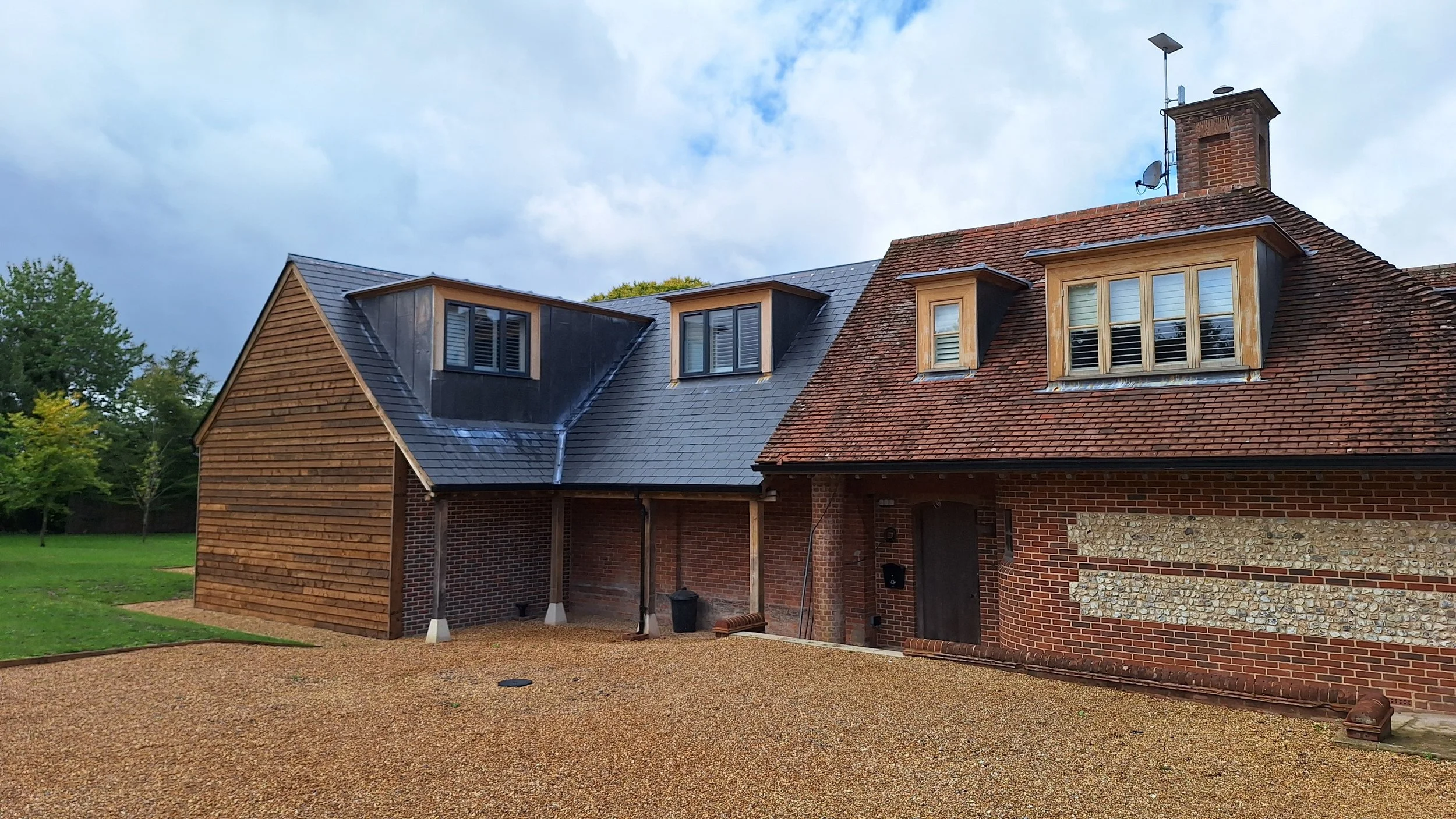 Extension to house in Hampshire.