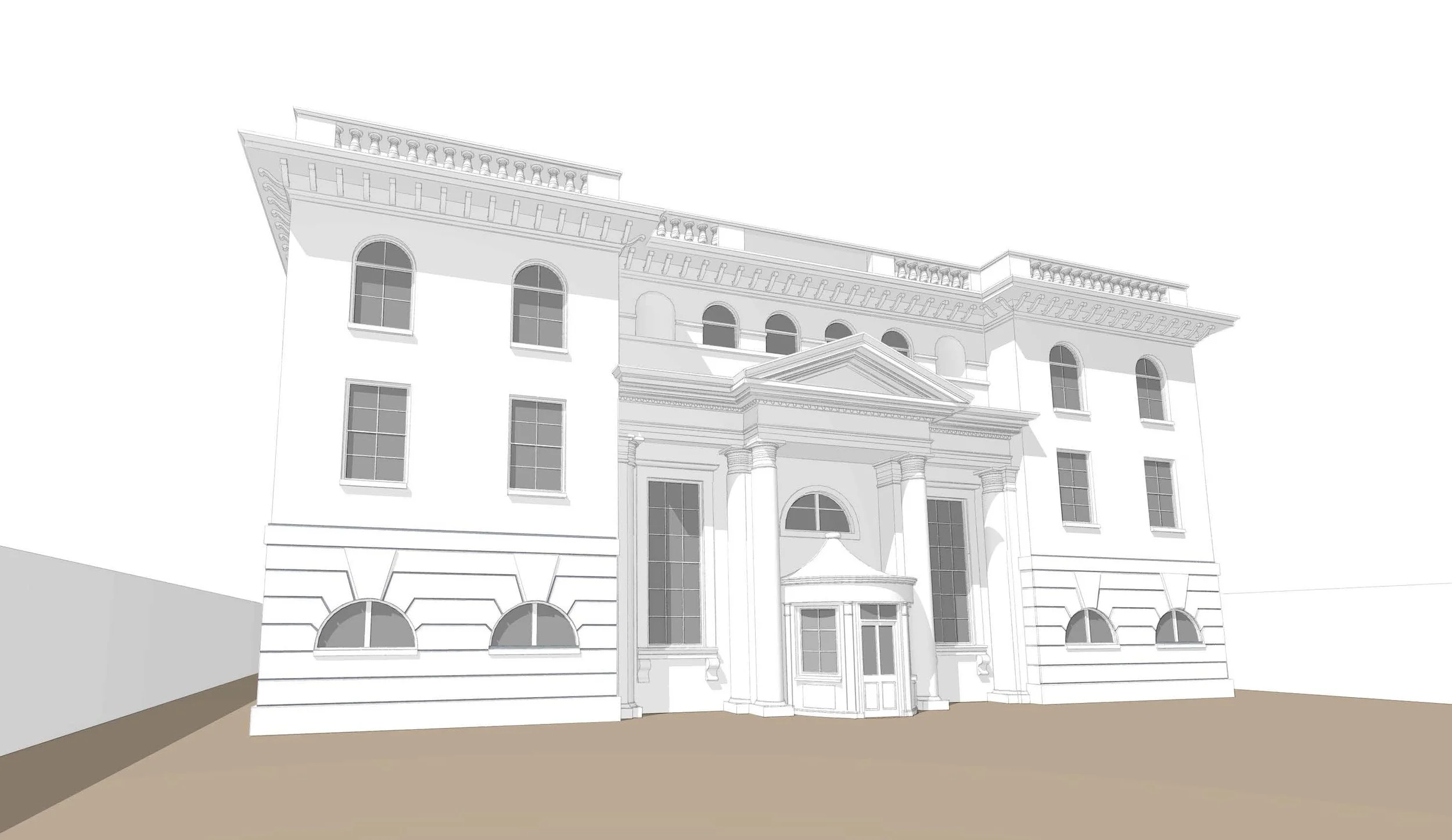 New house in India designed my Robert Adam.