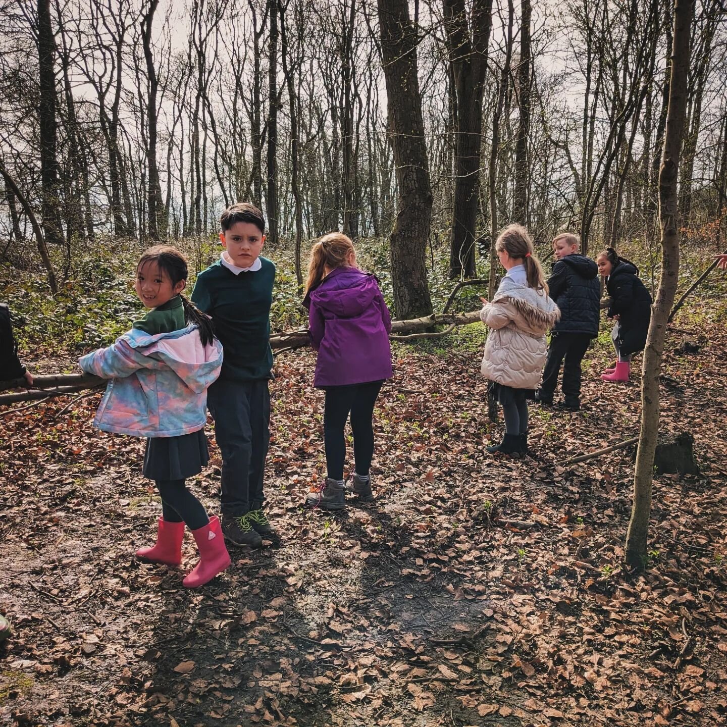 What a great bunch of enthusiastic children at Ledston today. Lots was learnt about soil and plants, and dens were built.

This was their first school trip, and for some children their first ever time in a woodland.  Great teamwork, and fabulous imag