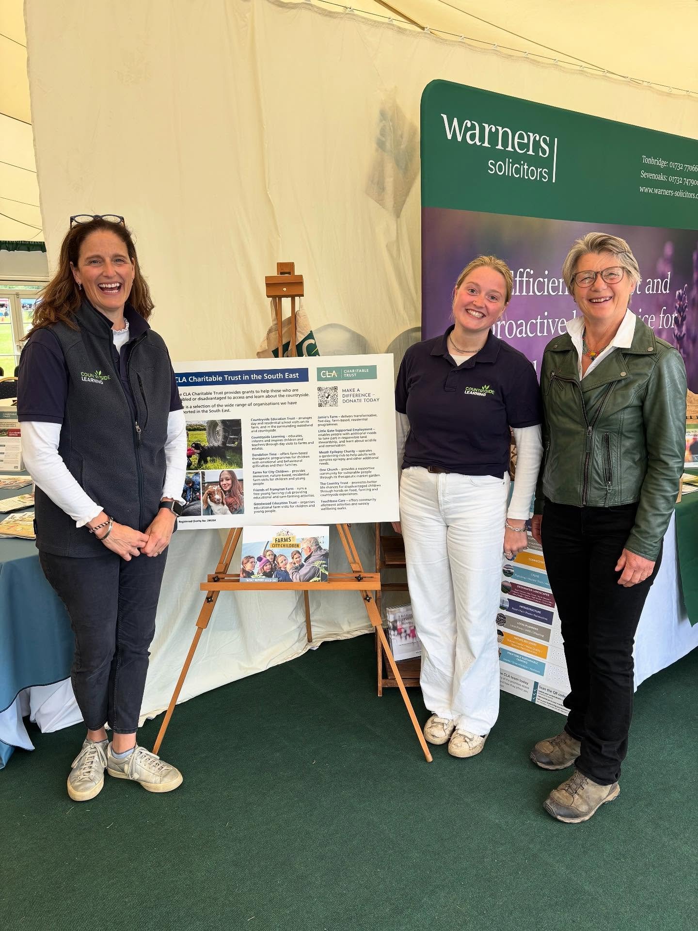 So lovely to catch up with one of our sponsors, the CLA Charitable Trust, at the South of England Agricultural Show today. A great opportunity to share how we continue to deliver opportunities to children nationwide to learn about and engage with the
