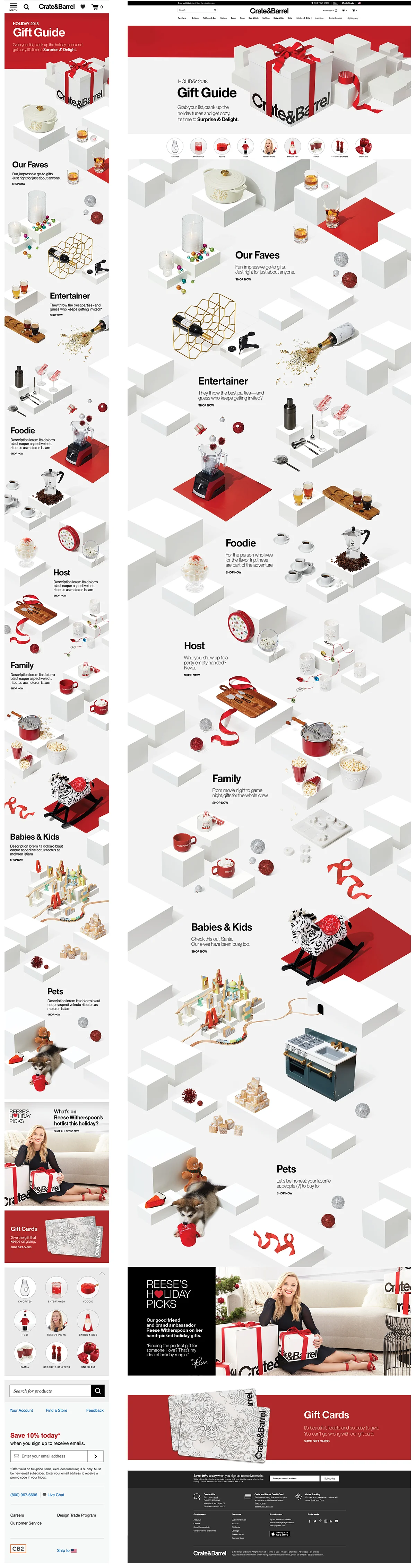  2018 Holiday Gift Guide - Main Landing Page 