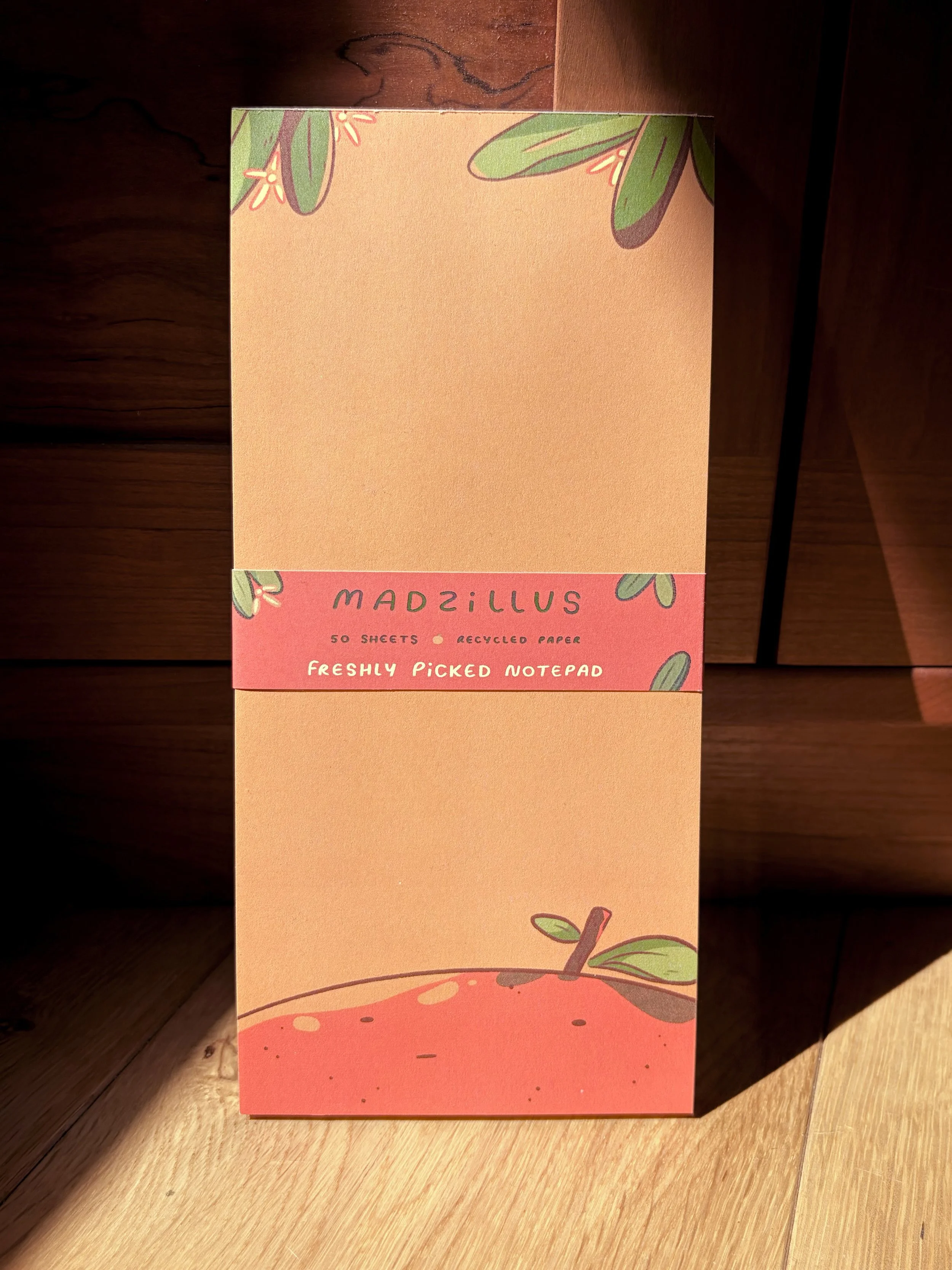 Freshly Picked long notepad