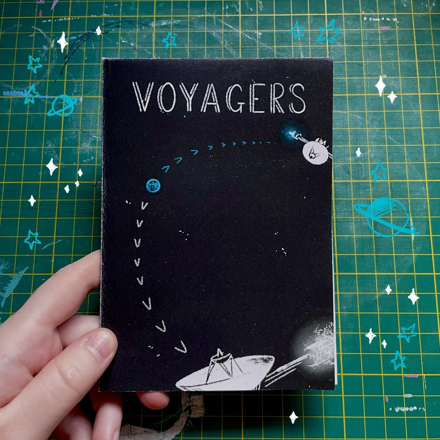 VOYAGERS A6 folded zine — Madzillus