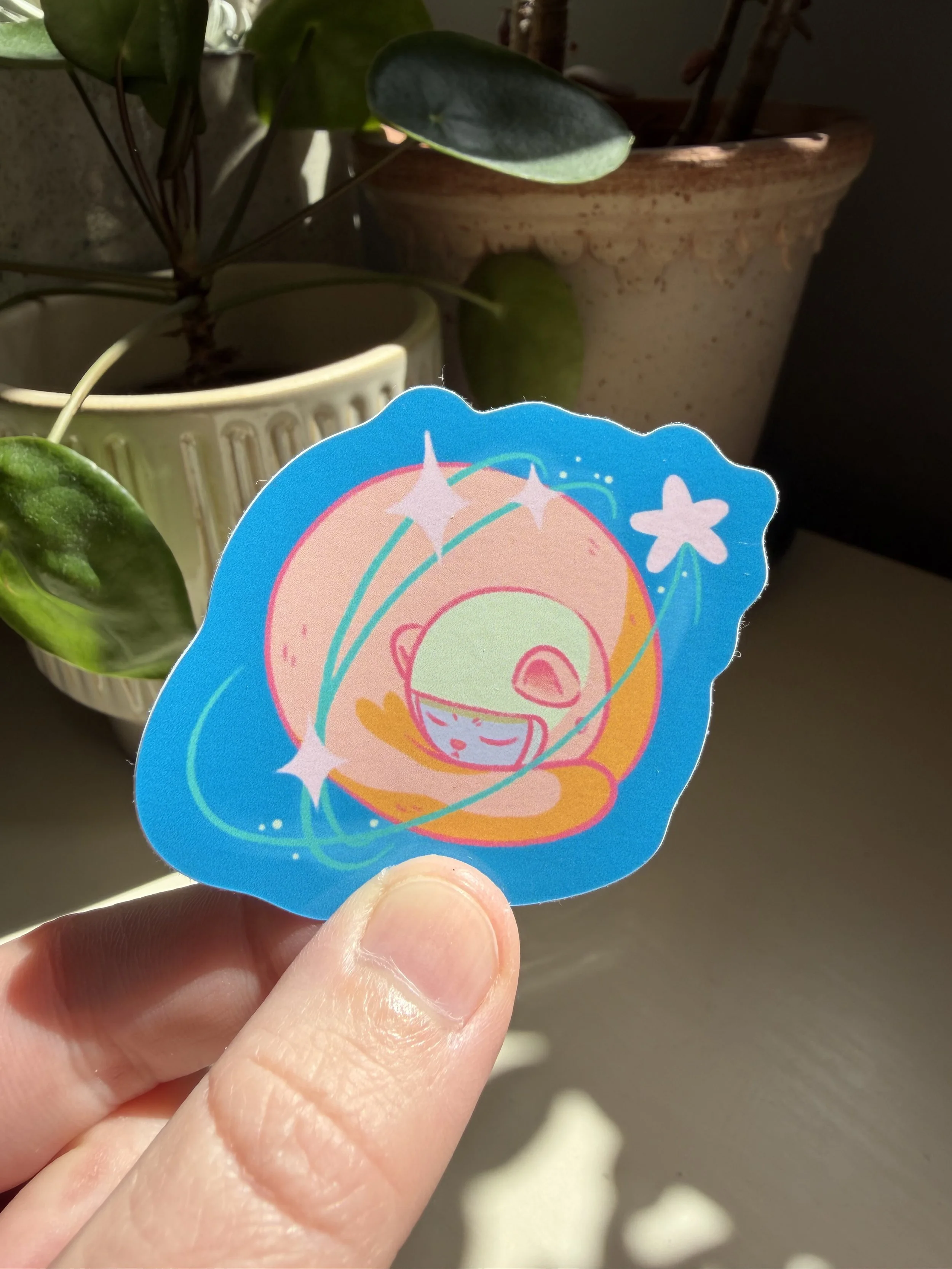 Space Kitty single sticker
