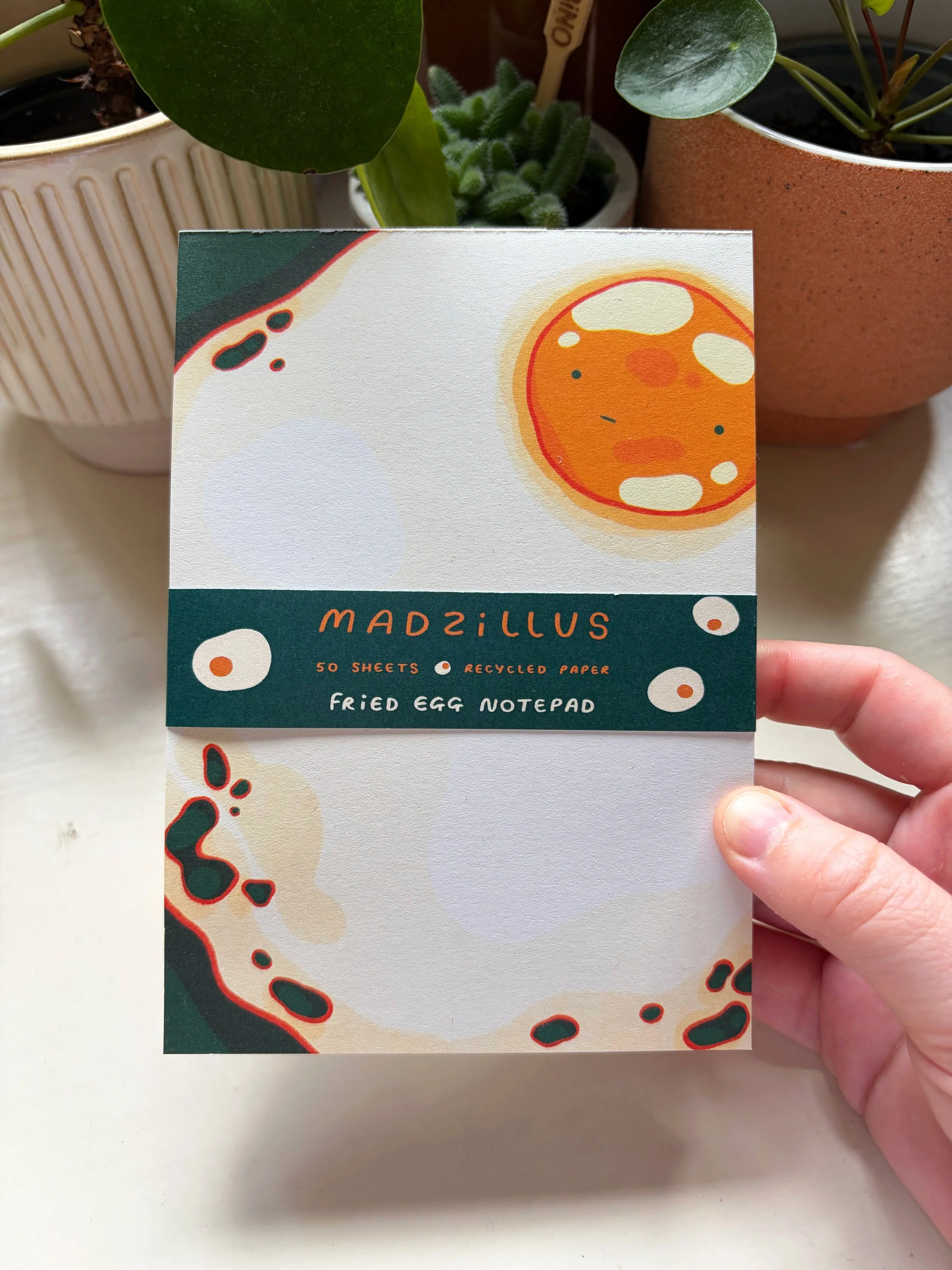 Fried Egg notepad