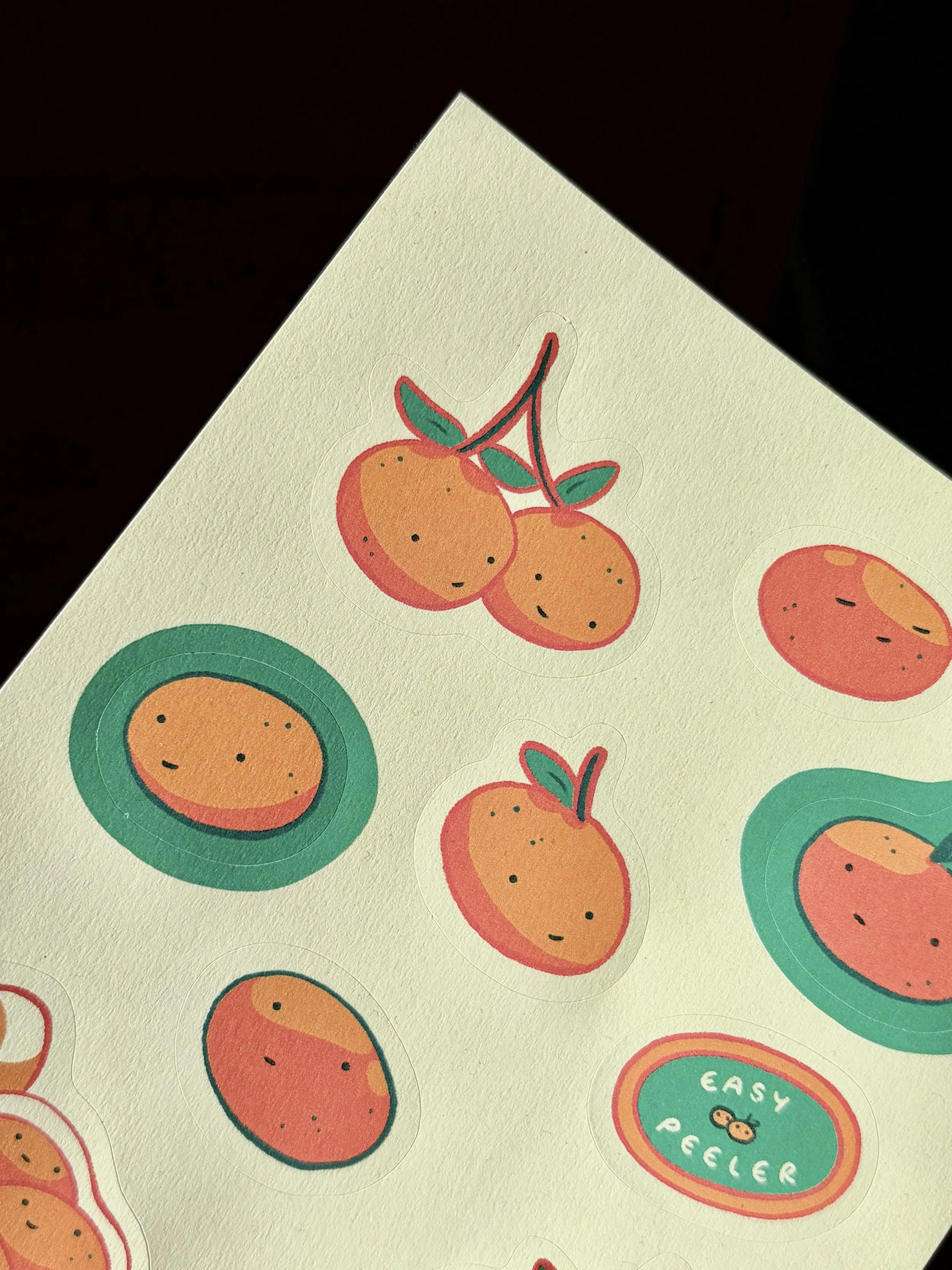 Easy Peelers sticker sheet