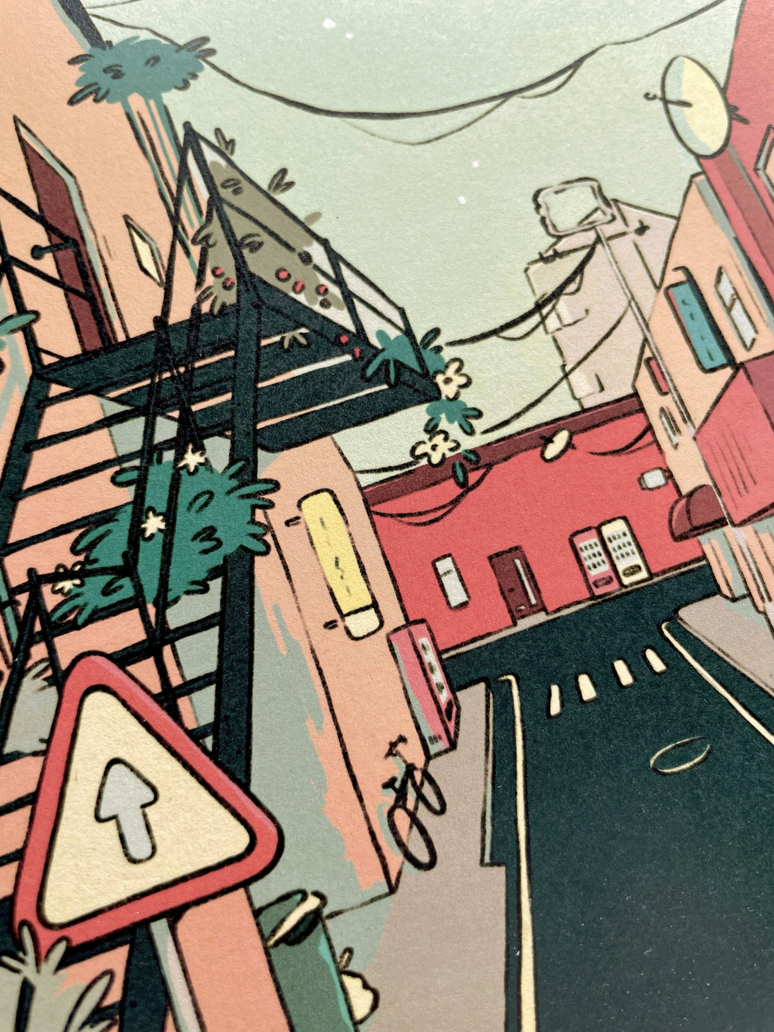 Sleepy Streets A5 print