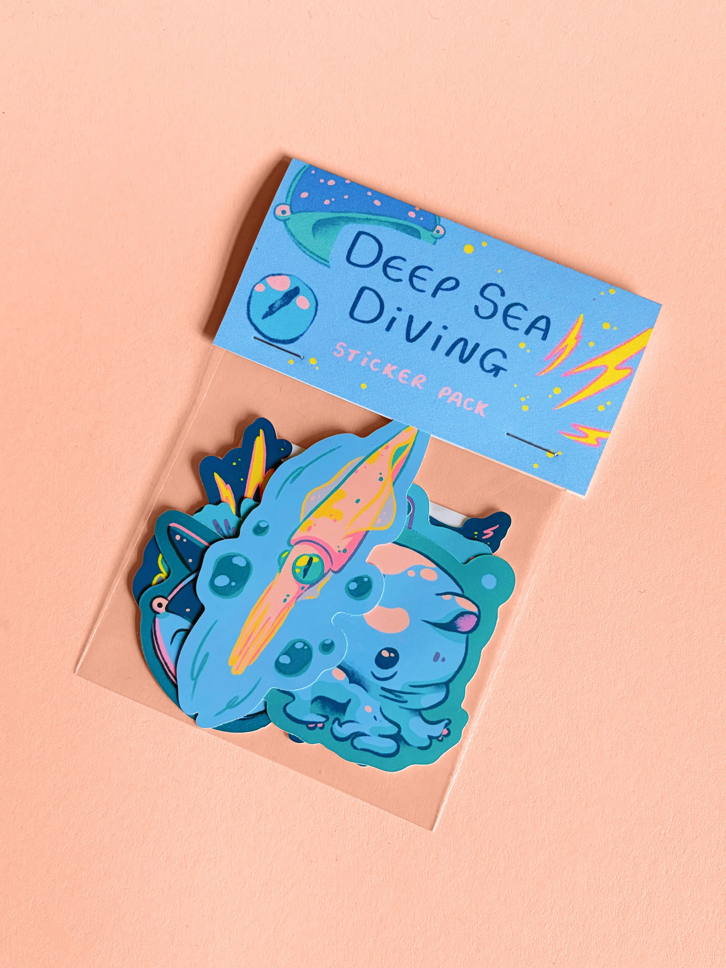 Deep Sea Diving sticker pack