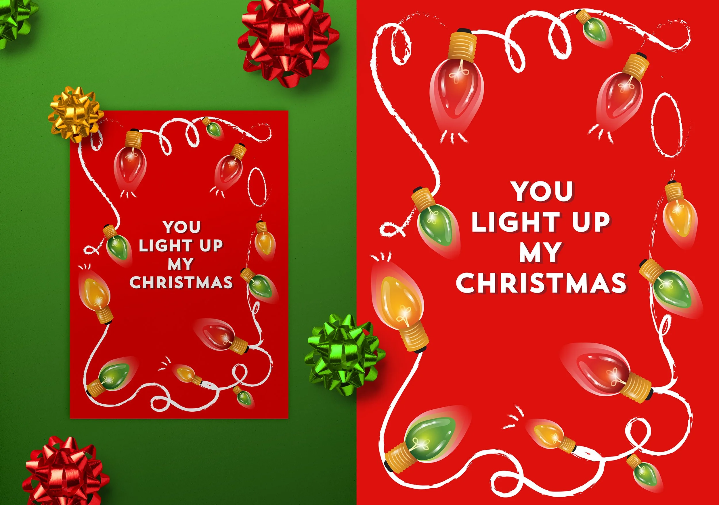 Bath &amp; Body Works Christmas Cards — Anastasia Markova