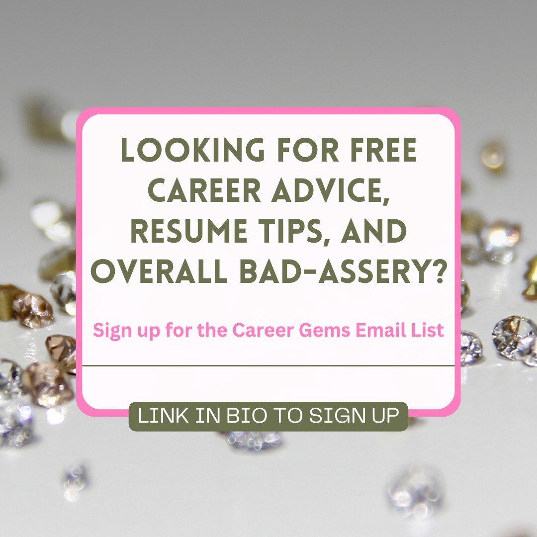 ✅ Free career tips⁠
✅ Free job search tricks⁠
✅ Free resume advice⁠
⁠
Yes please!⁠
⁠
💎Sign up for my email list at the link in my bio!⁠
⁠
#careercoach #careercoaching #careercoachingforwomen #careeradvice #jobtips #careerdevelopment #career #careerc
