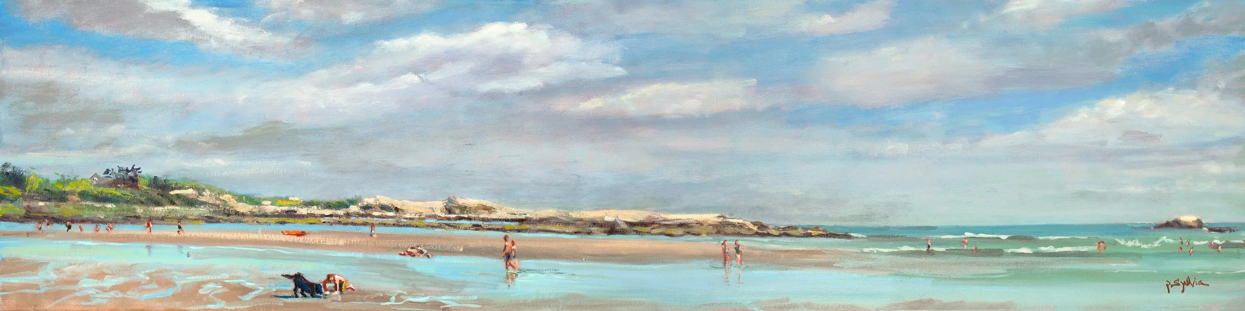 Relaxing at the River Mouth