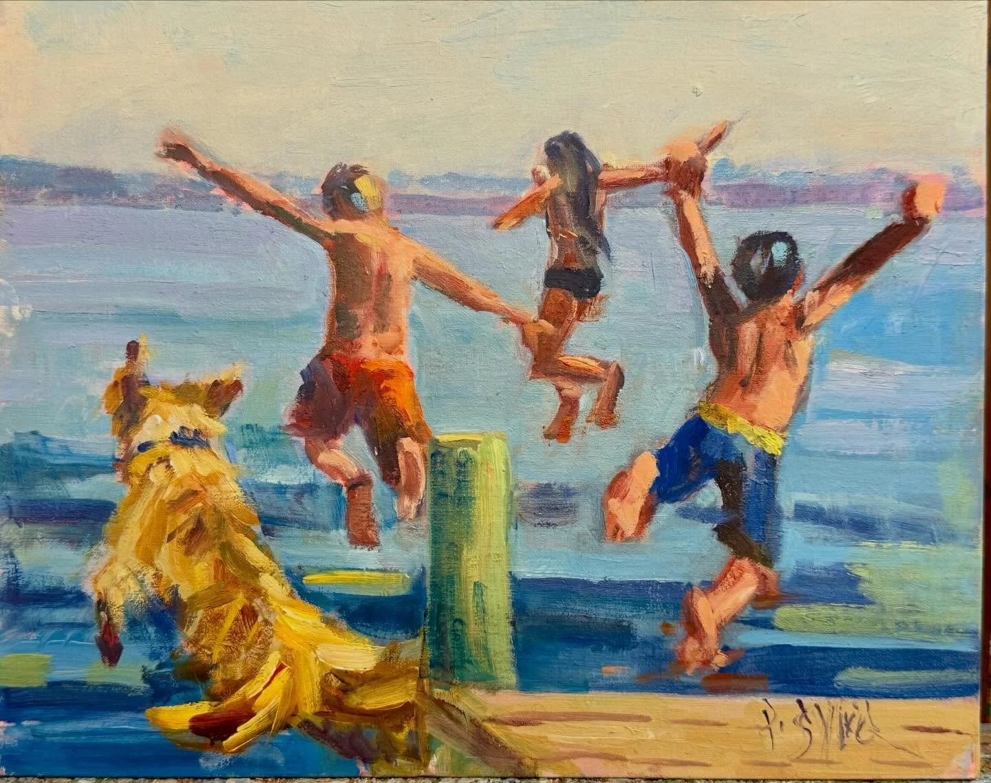 Yay!
 Little Pictures at Providence Art Club is having a Shop and Stroll this Saturday the 13th. 
Lots of affordable fine art Food Trucks. Beverages! 
#littlepictures2025 #providenceartclub #thewayback