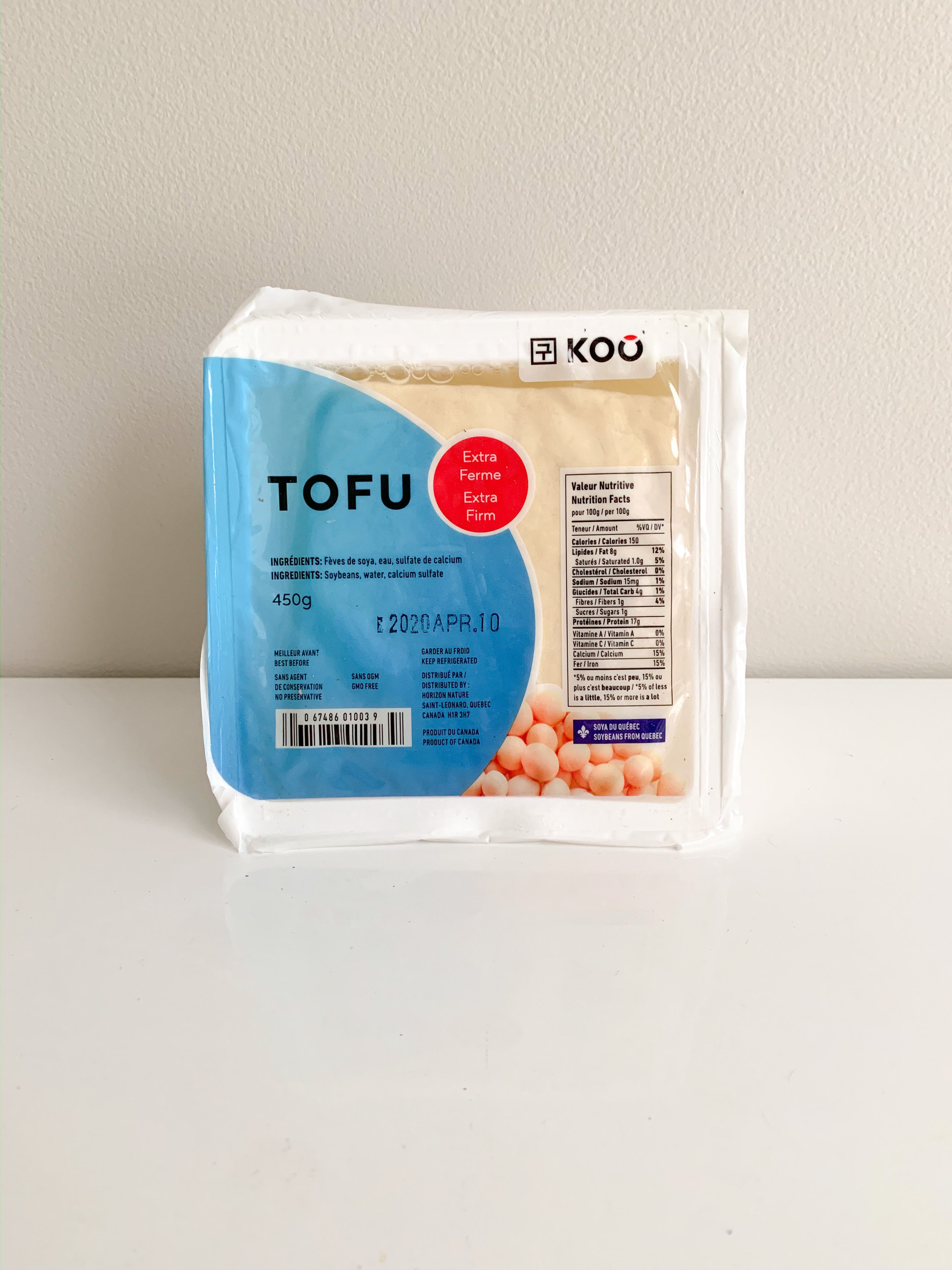 Tofu Mi-Ferme Biologique – La Moisson