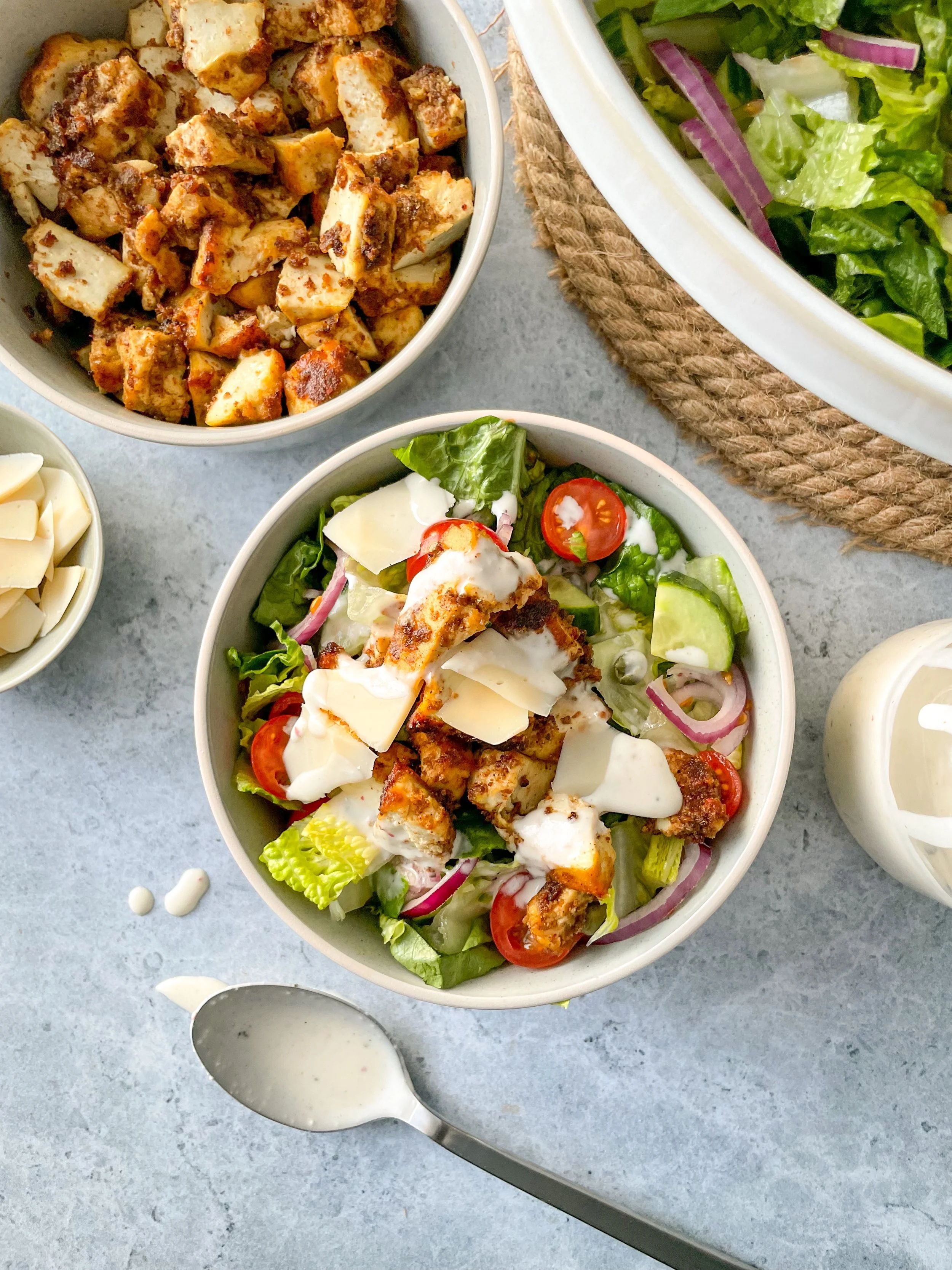 salade-césar-végane-tofu-passe-partout