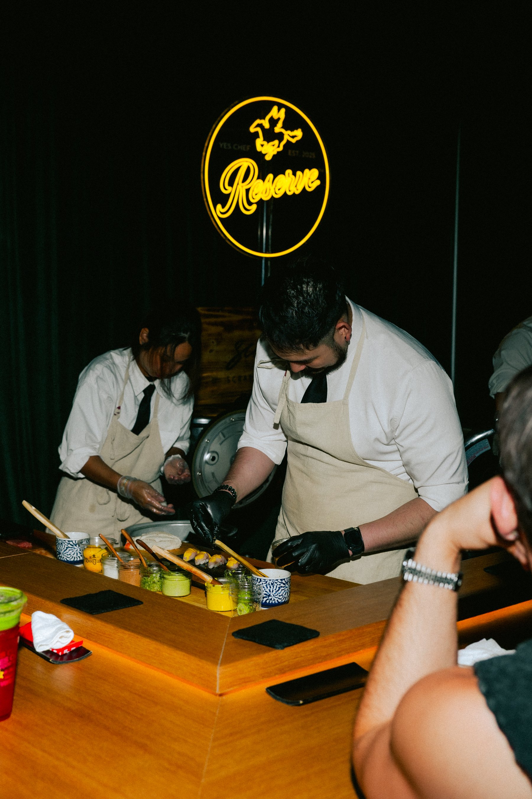 Drop Works Yes Chef Food Fest Custom Omakase Bar