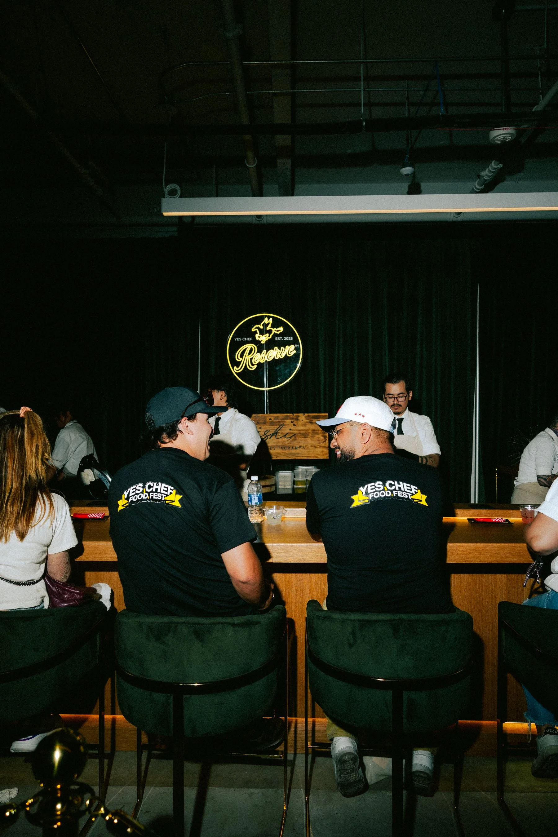 Custom Fabrication VIP Omakase Bar  Yes Chef Reserve