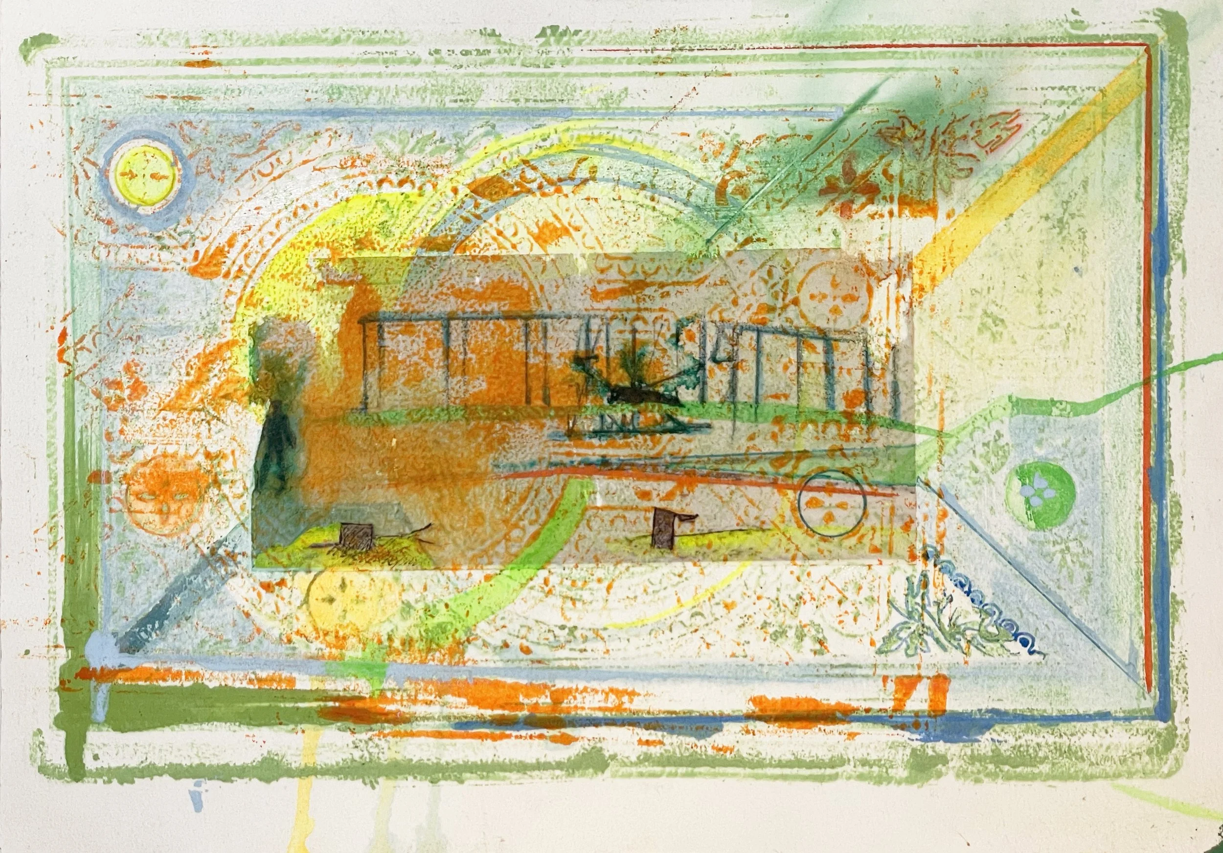 Untitled (5:5), 2026
Collage, acrylic and oil on paper, 7.25x10in