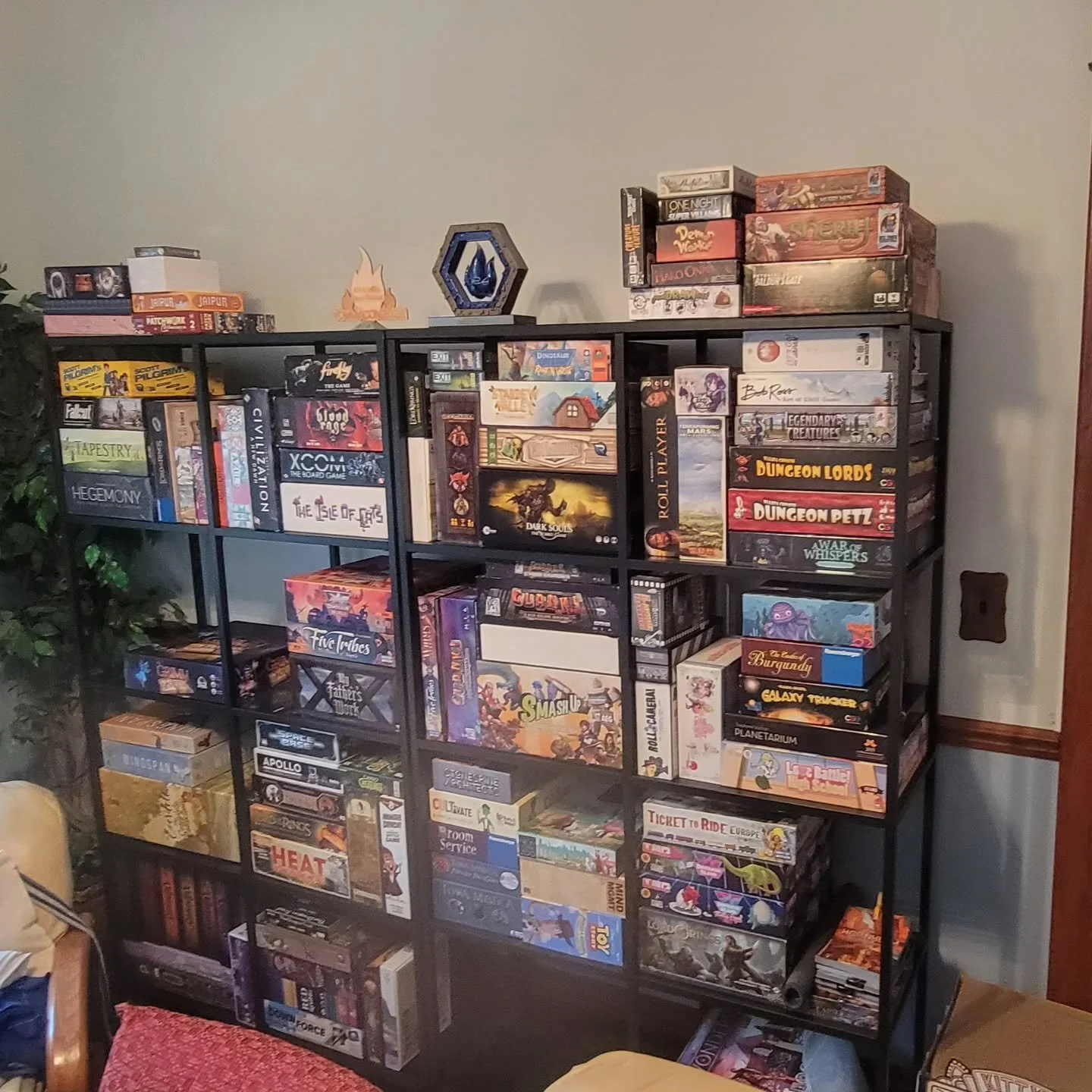 Is one truly a nasty board game freak without the wall of game?
The best part is there's room for more 😉
#boardgamesofinstagram #boardgames #boardgamegirl