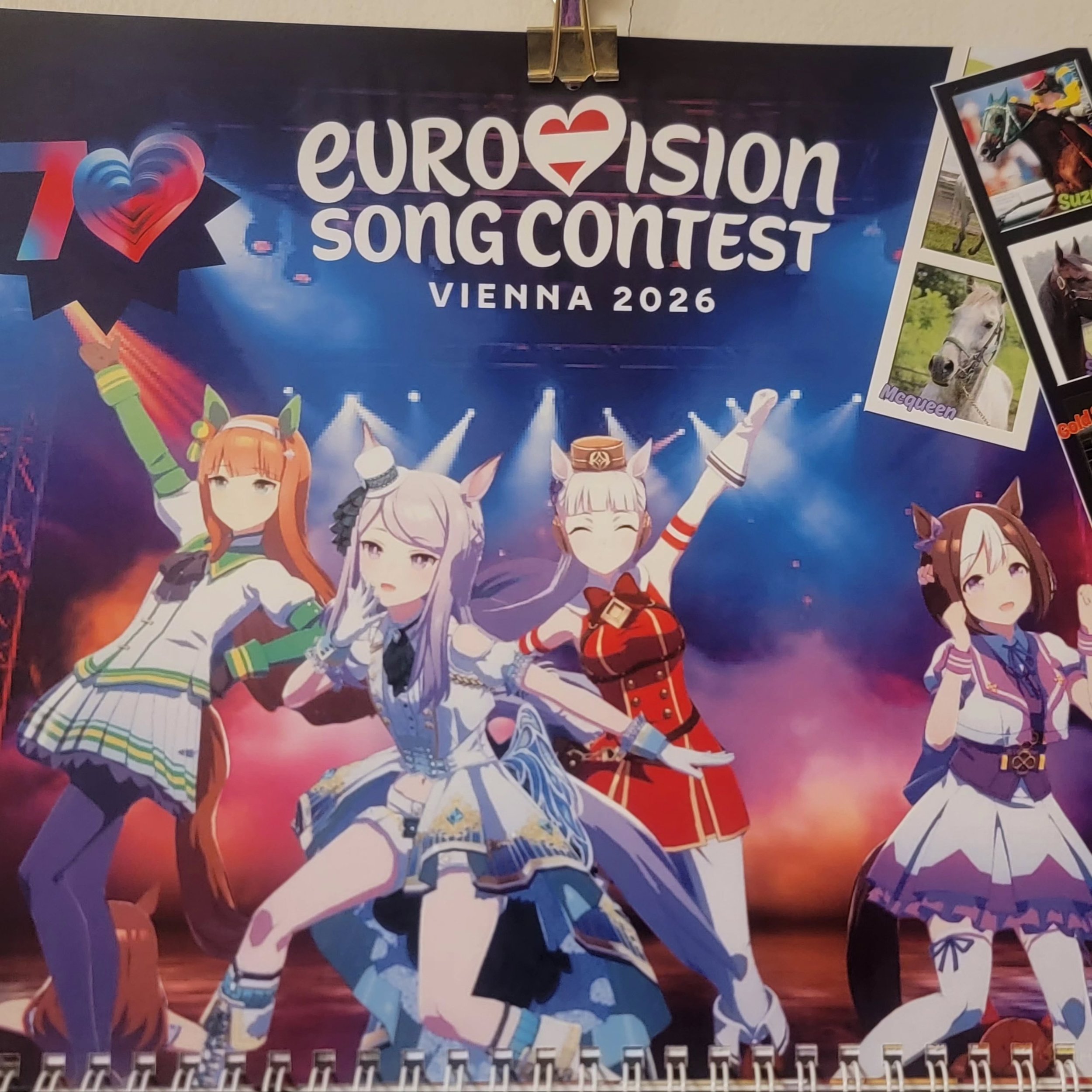 Eurovision week is here!🎵🇦🇹
And you better believe i had to make me a pair of Ferto boots
Are they perfect? No. Am i gunna look fabulous in them? Of course!

I chuckle at my uma musume calendar every time i walk past, especially for this month 😆

