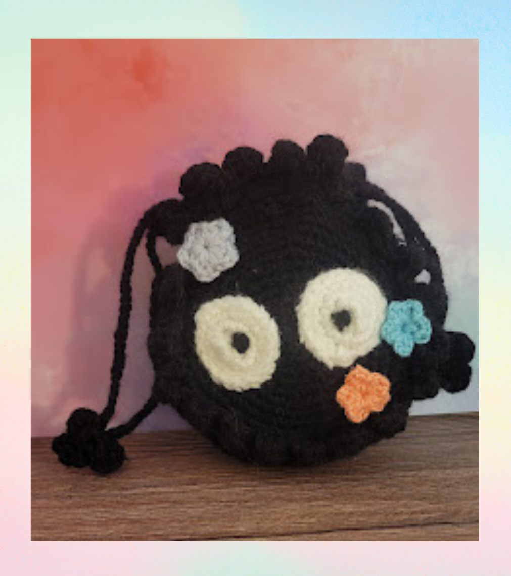 Soot Sprite Amigurumi Pouch