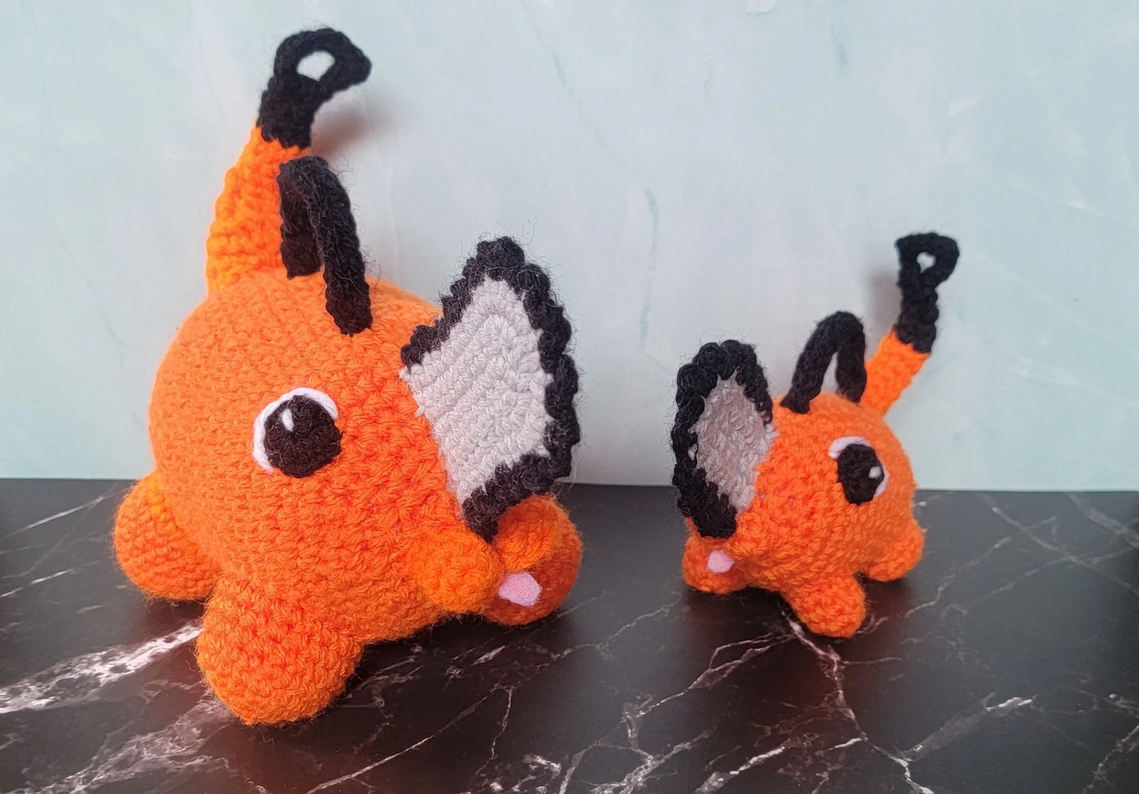 Pochita, 6in & keychain size (Chainsaw Man)