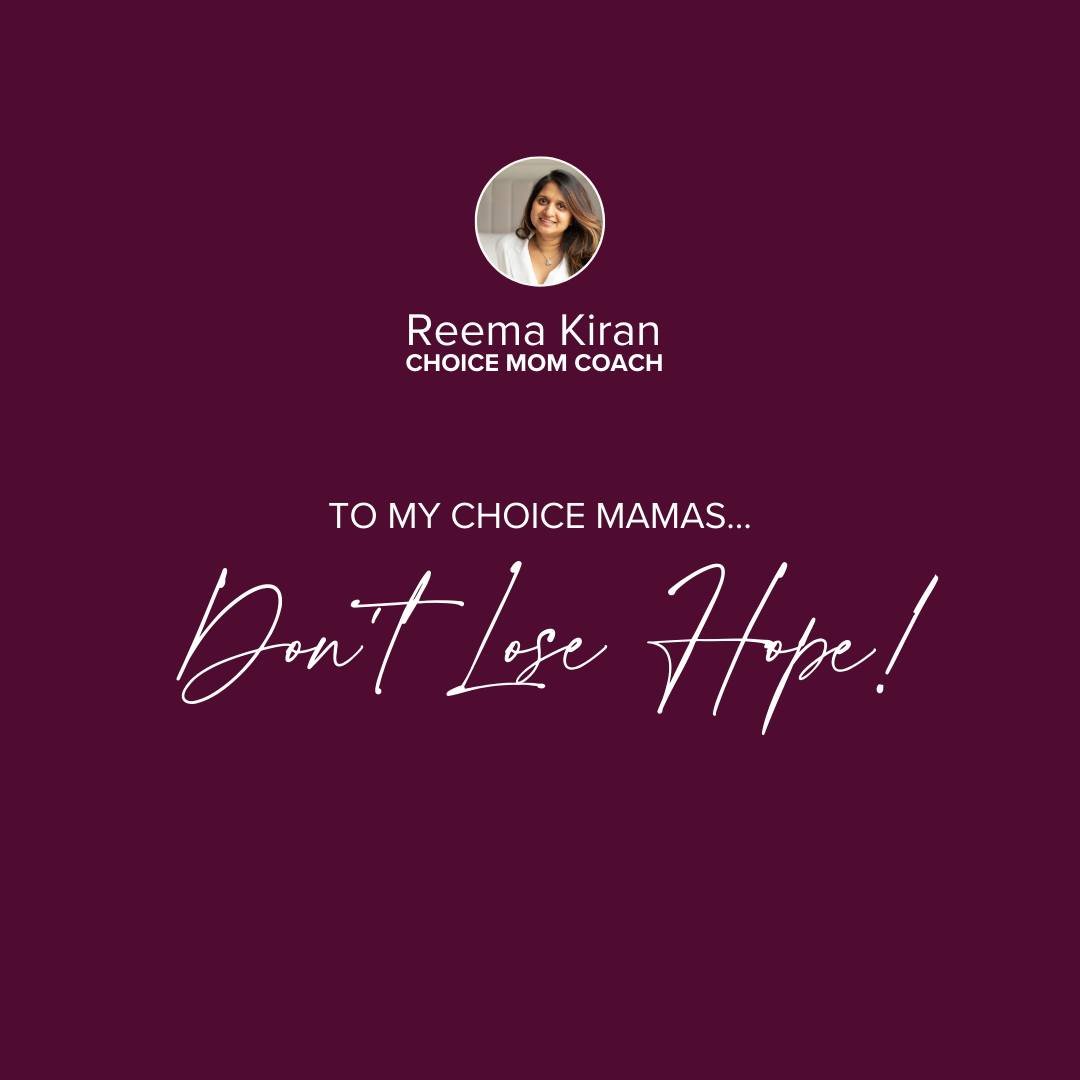 Sometimes we need a reminder...

Where ever you are on your path to becoming a choice mama - Don't lose hope!

There were times where I felt hopeless, and I would remind myself of my mantra - &quot;my baby is coming in divine timing&quot; and I would