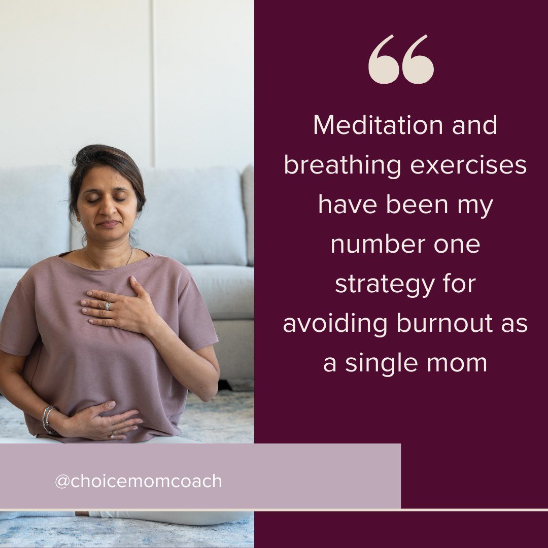 Balancing it all as a single mom by choice, one breath at a time. 

🧘&zwj;♀️ Meditation and breathing exercises have become my go-to strategy for avoiding burnout and selfcare as a single mom. These daily morning practices ground me, offering moment