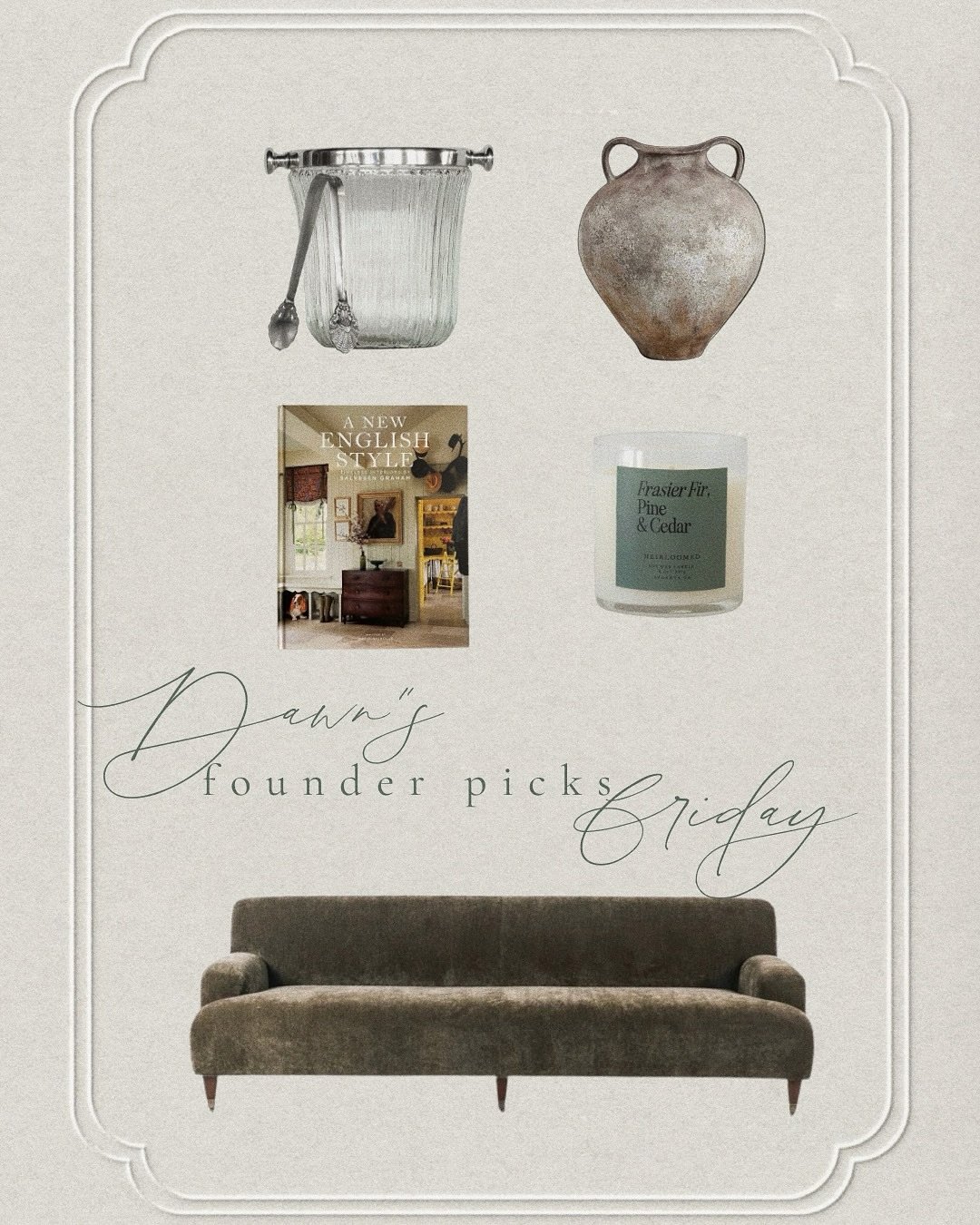 Want to know what inspires an award-winning interior designer? Founder @dawnmarieheuer is showcasing her current top picks from the shop. Take home her favorites instantly via the links on our stories, or see them in person!