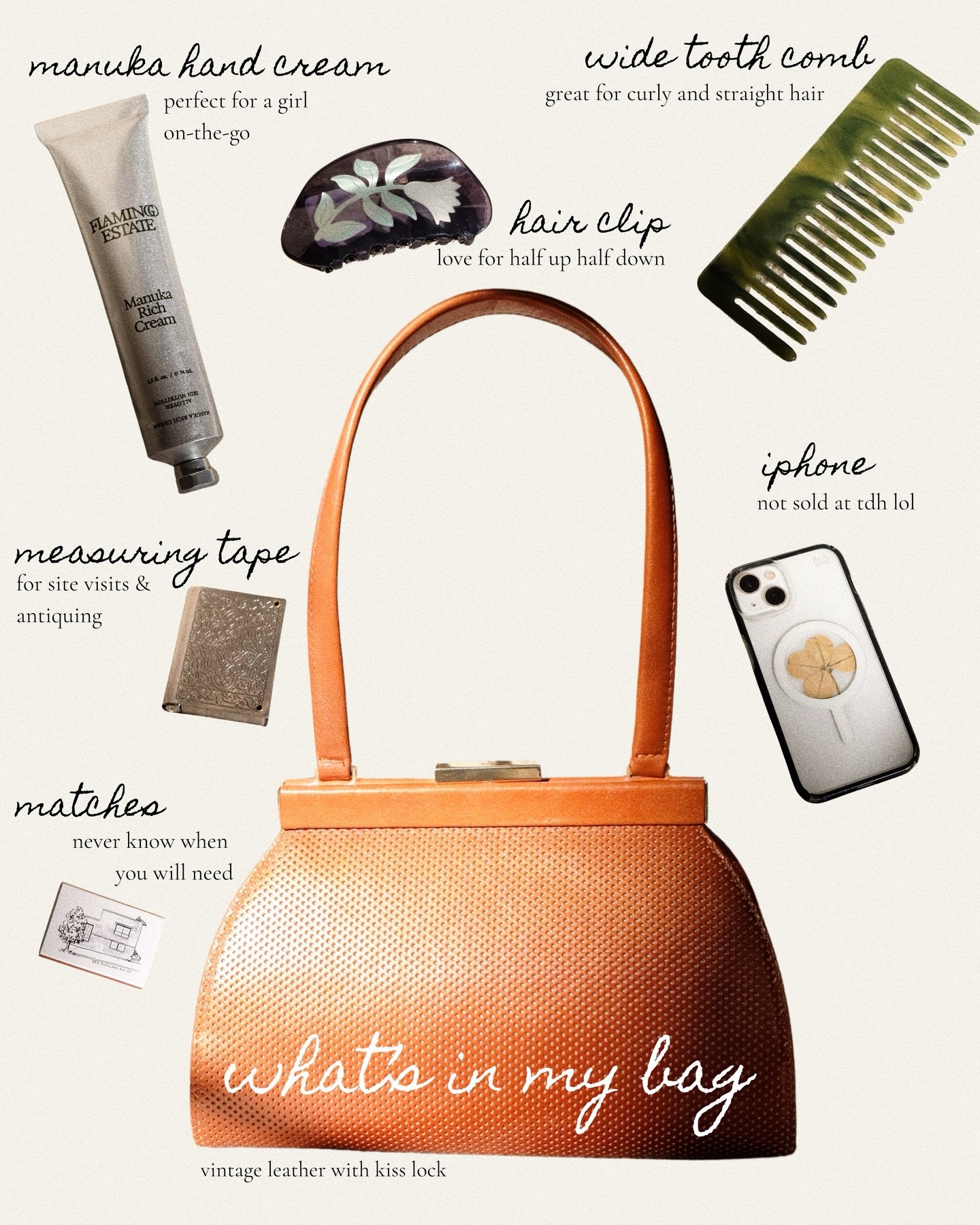 What&rsquo;s in my bag&hellip; tdh edition