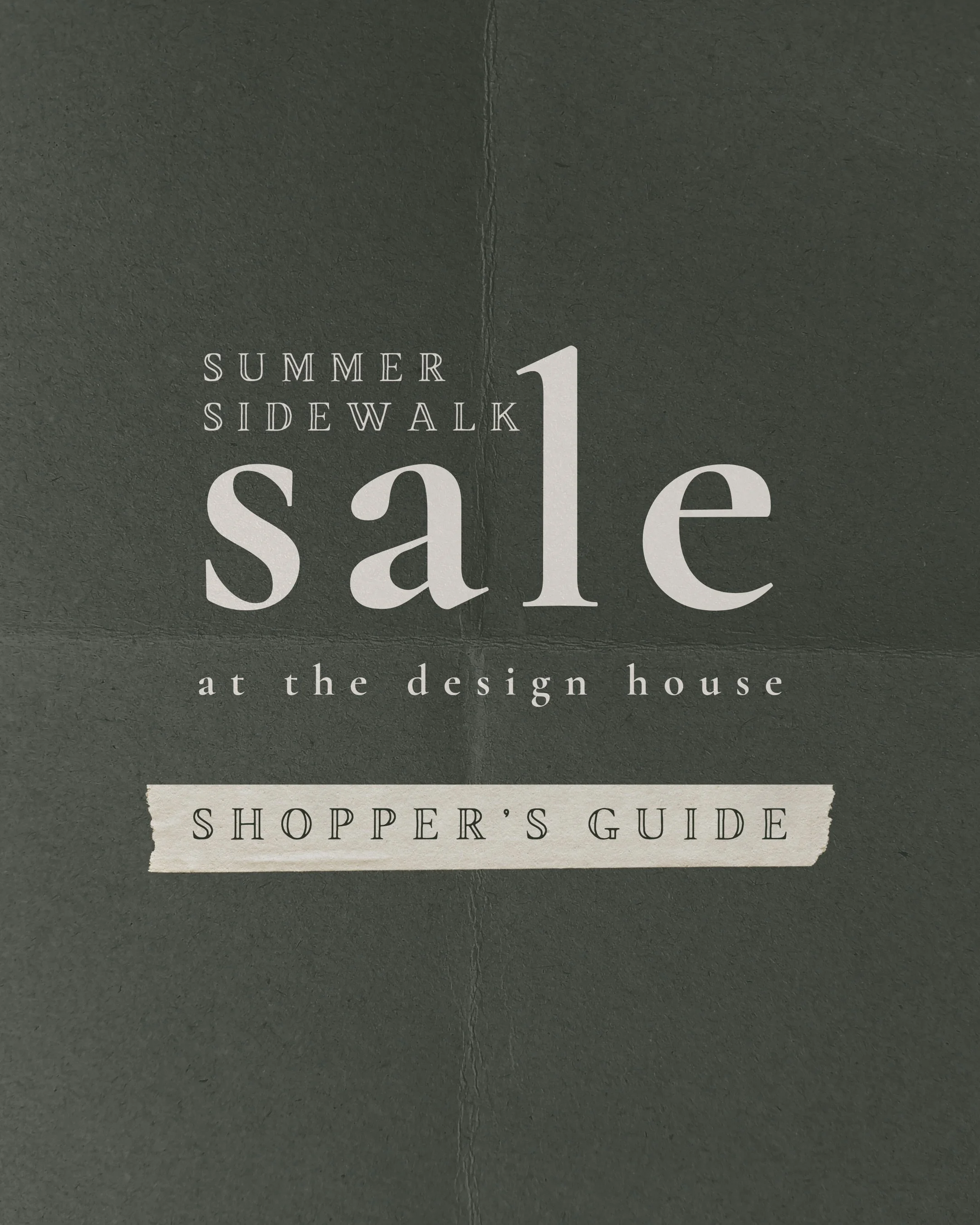 hi friends! this guide has everything you&rsquo;ll need to know about our upcoming summer sidewalk sale like dates, discount rates, and what items are included. 

there&rsquo;s also some info about the interior design items from @dawnmarieheuer that 