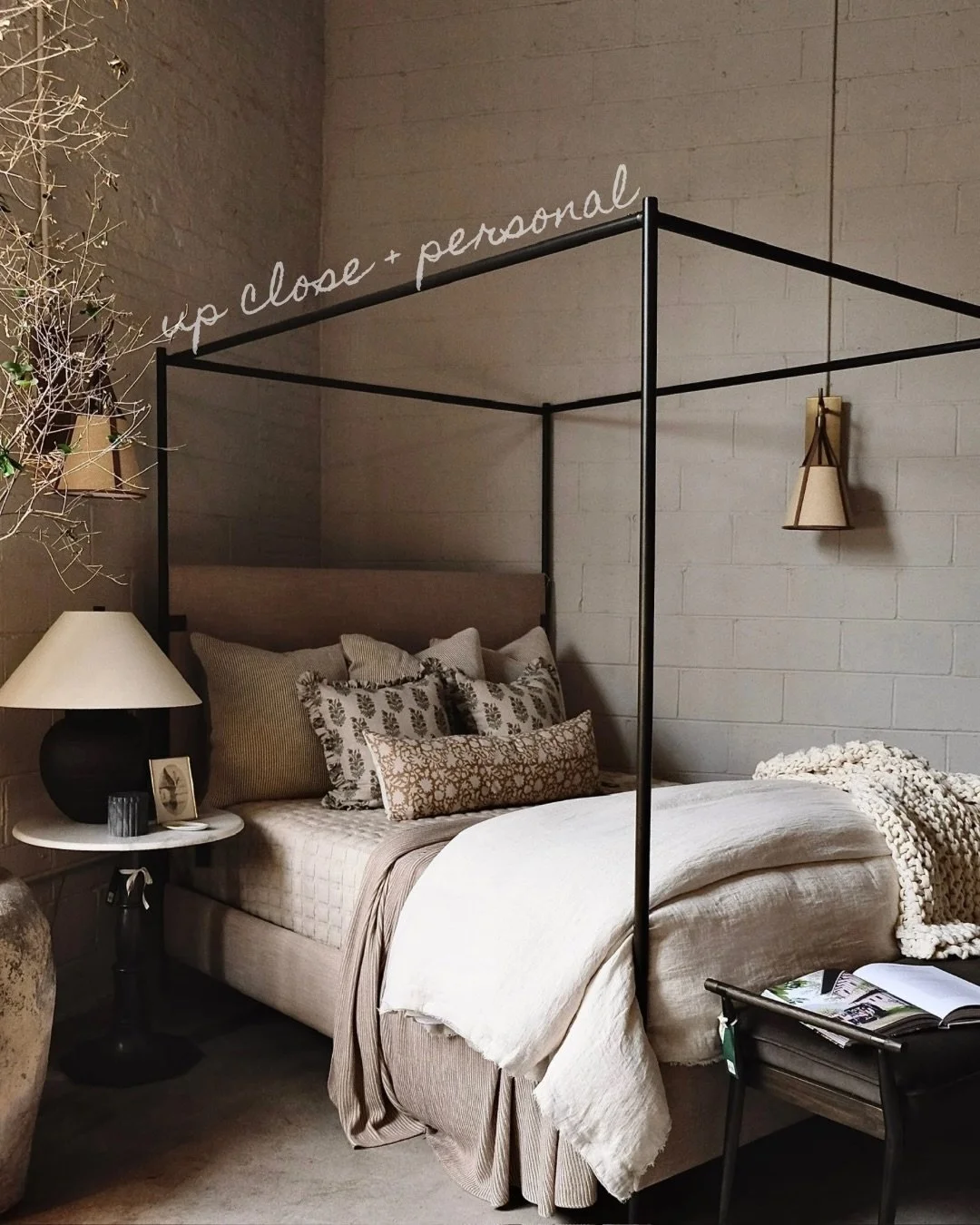 Get up close and personal with some of our favorite bedding pieces for spring and summer. Bringing together a beautiful mix of textures, these lightweight, natural-fiber layers are breathable, cozy, and perfect for those rainy days when you just want