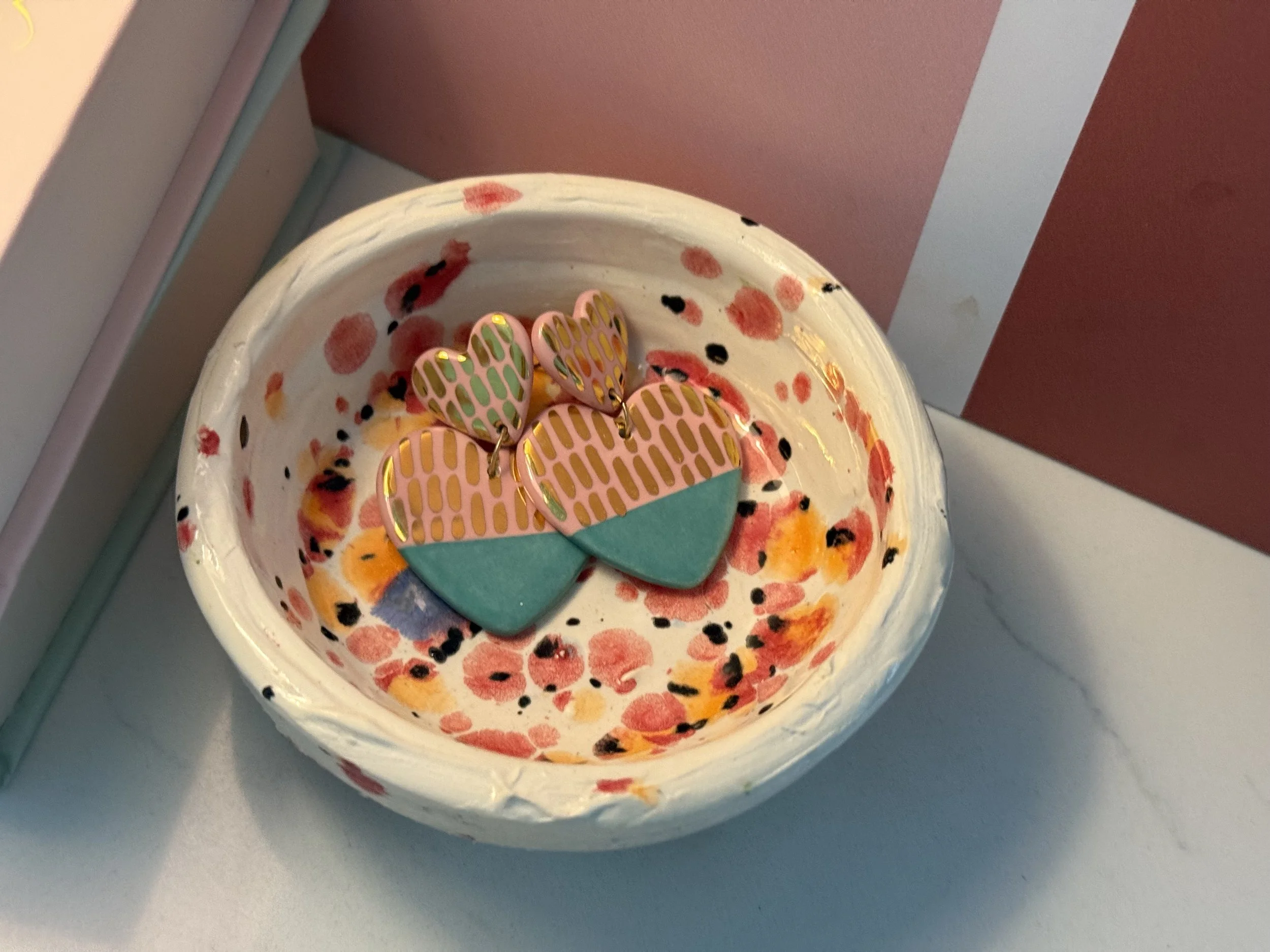 Colorful Handmade Trinket Dish