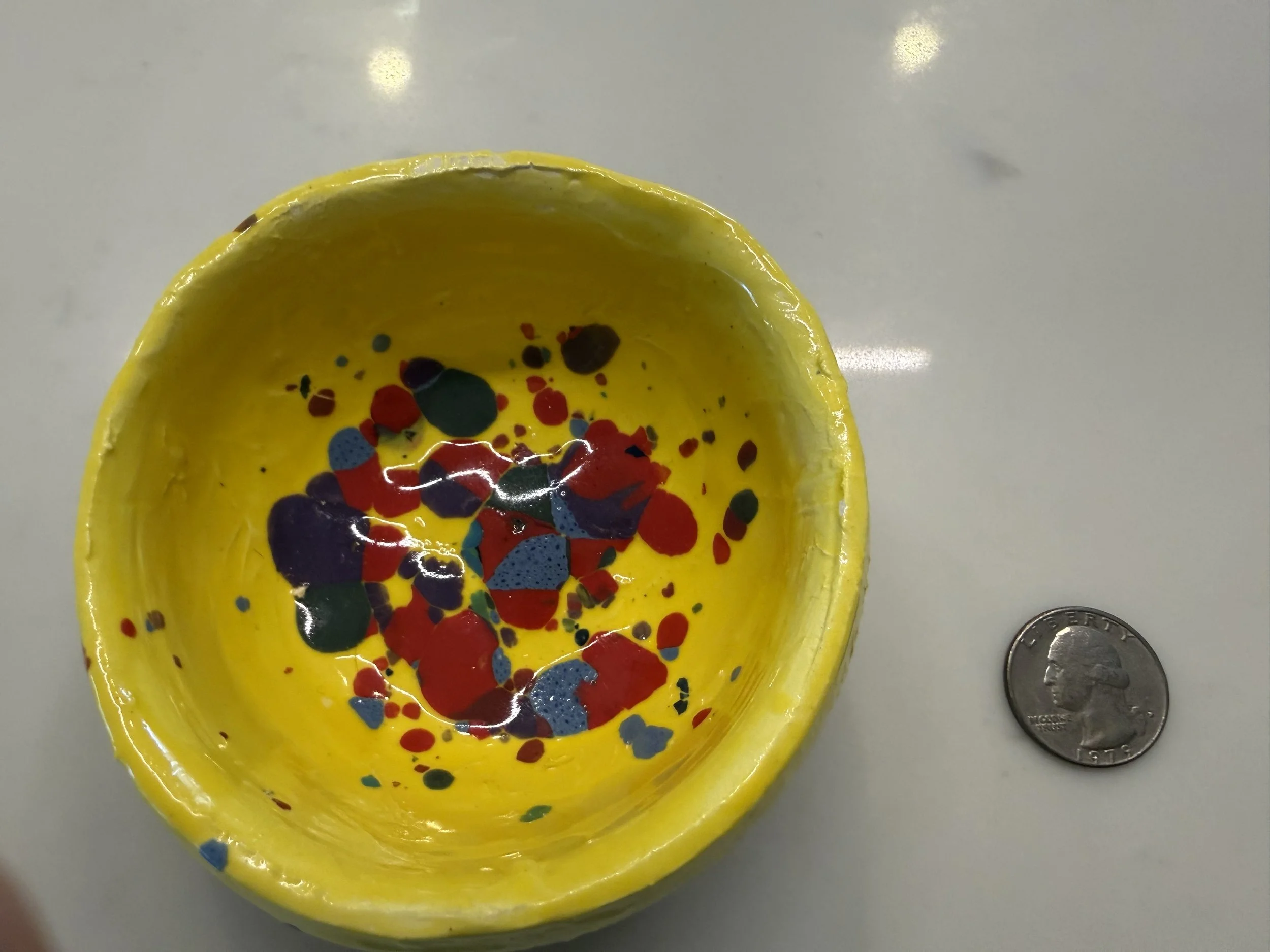 Vibrant Splash Ceramic Bowl