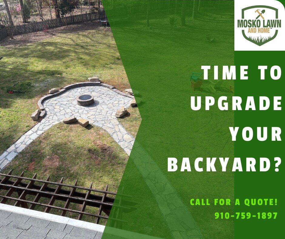 Ready to upgrade your backyard just in time for summer? 

Call today for your FREE Quote! 
910-759-1897

#moskolawnandhome #hardscaping #wakecountync #fuquayvarina