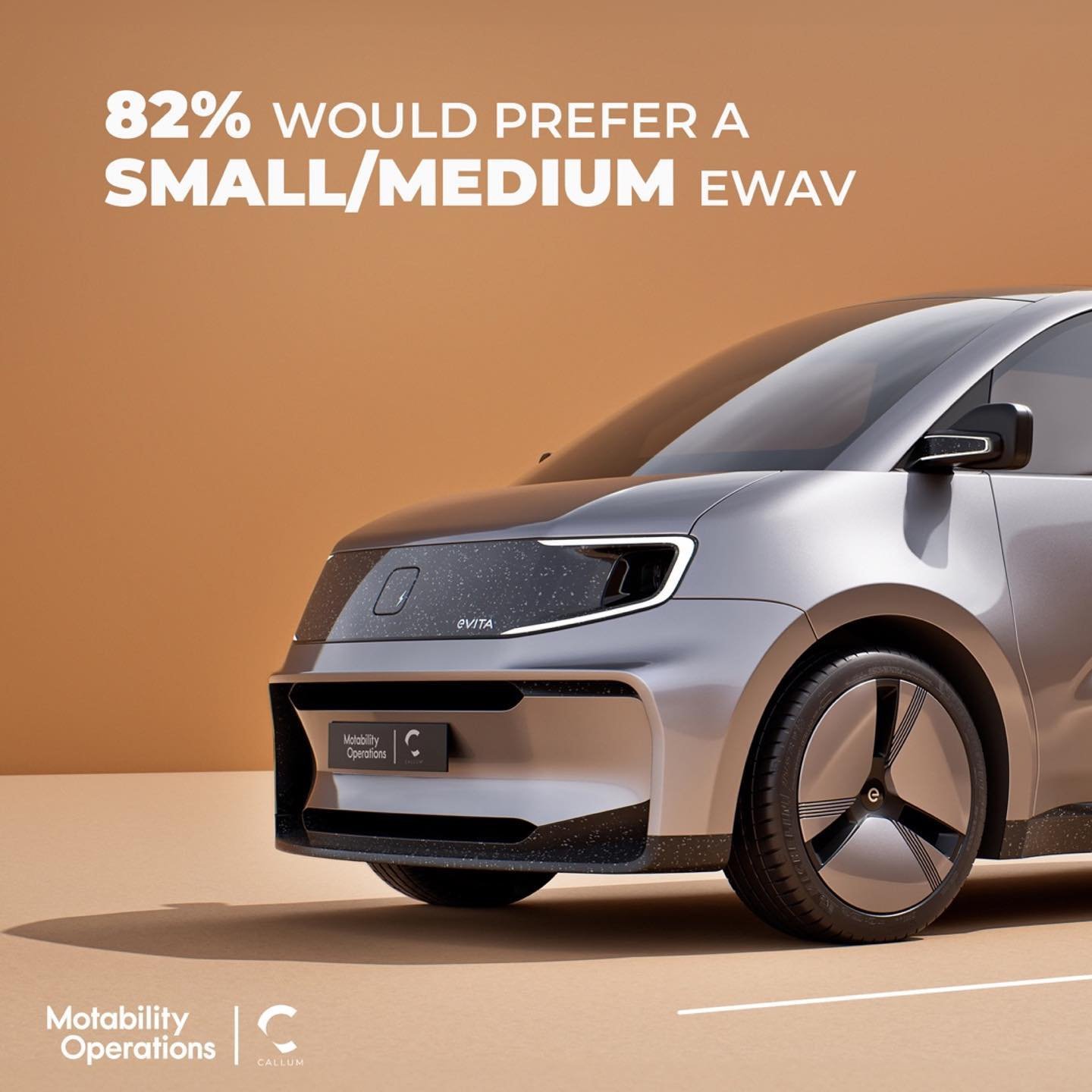 eVITA is compact ⚡​
​
82% of Motability Scheme wheelchair accessible&nbsp;vehicle (WAV) customers would prefer a&nbsp;small/medium electric vehicle over a&nbsp;medium/large one.​
​
That&rsquo;s why our recently revealed eVITA&nbsp;eWAV&nbsp;concept h