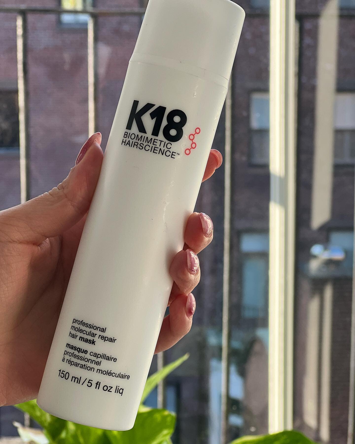 Revive your hair with K18 - the ultimate solution for damaged, over-processed hair that needs a little extra love and care. ✨