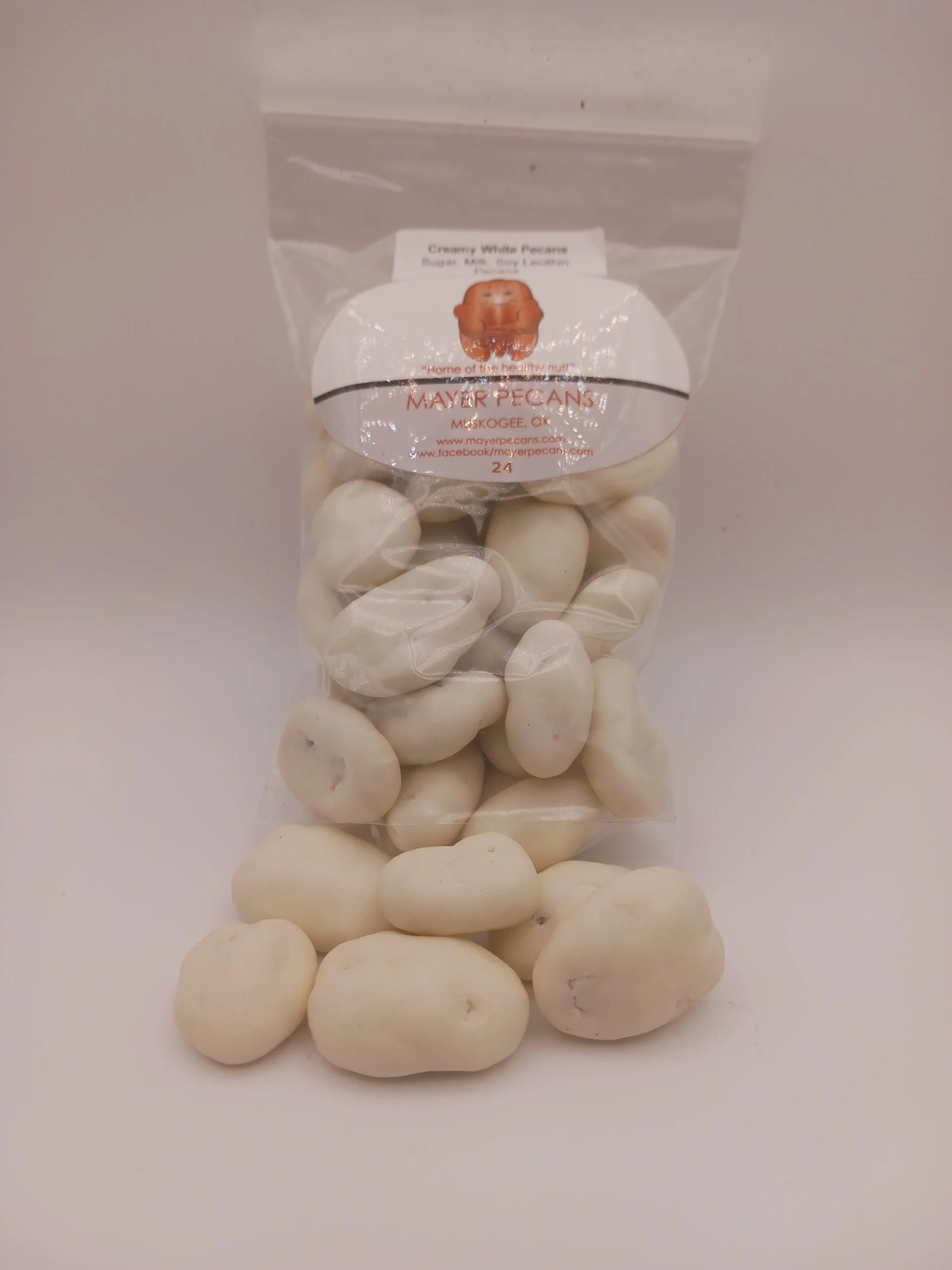 Creamy White Chocolate Pecans (7oz)