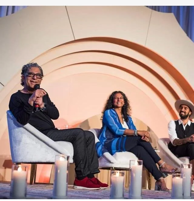 Sheila Patel Onstage with Deepak Chopra.JPG