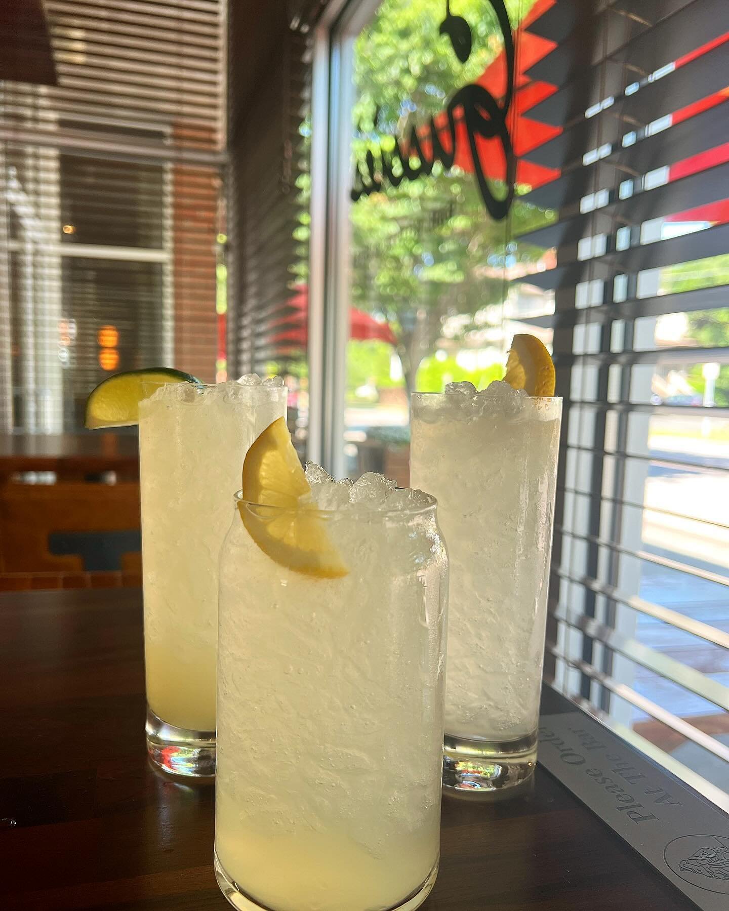 Warm days call for fresh limeade and fresh rosemary lemonade. Enjoy them as is 🍹or choose your own adventure 🚀 and add a shot of house spirit. Cheers! 🦊