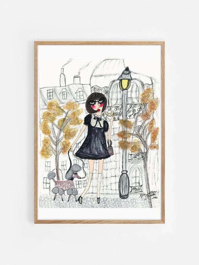 Autumn in Paris 8 x 10" Print