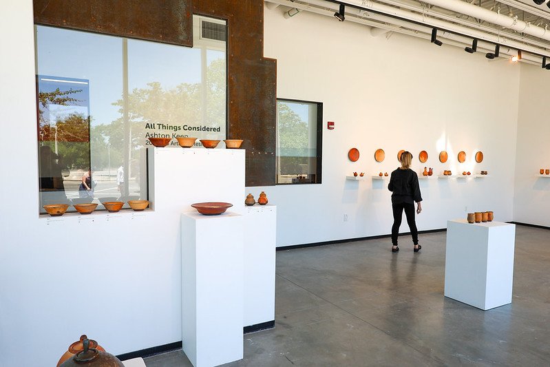 Gallery space to the right of the front door (Featuring work by Ashton Keen)