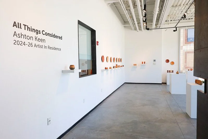 Gallery space to the right of the front door (Featuring work by Ashton Keen)