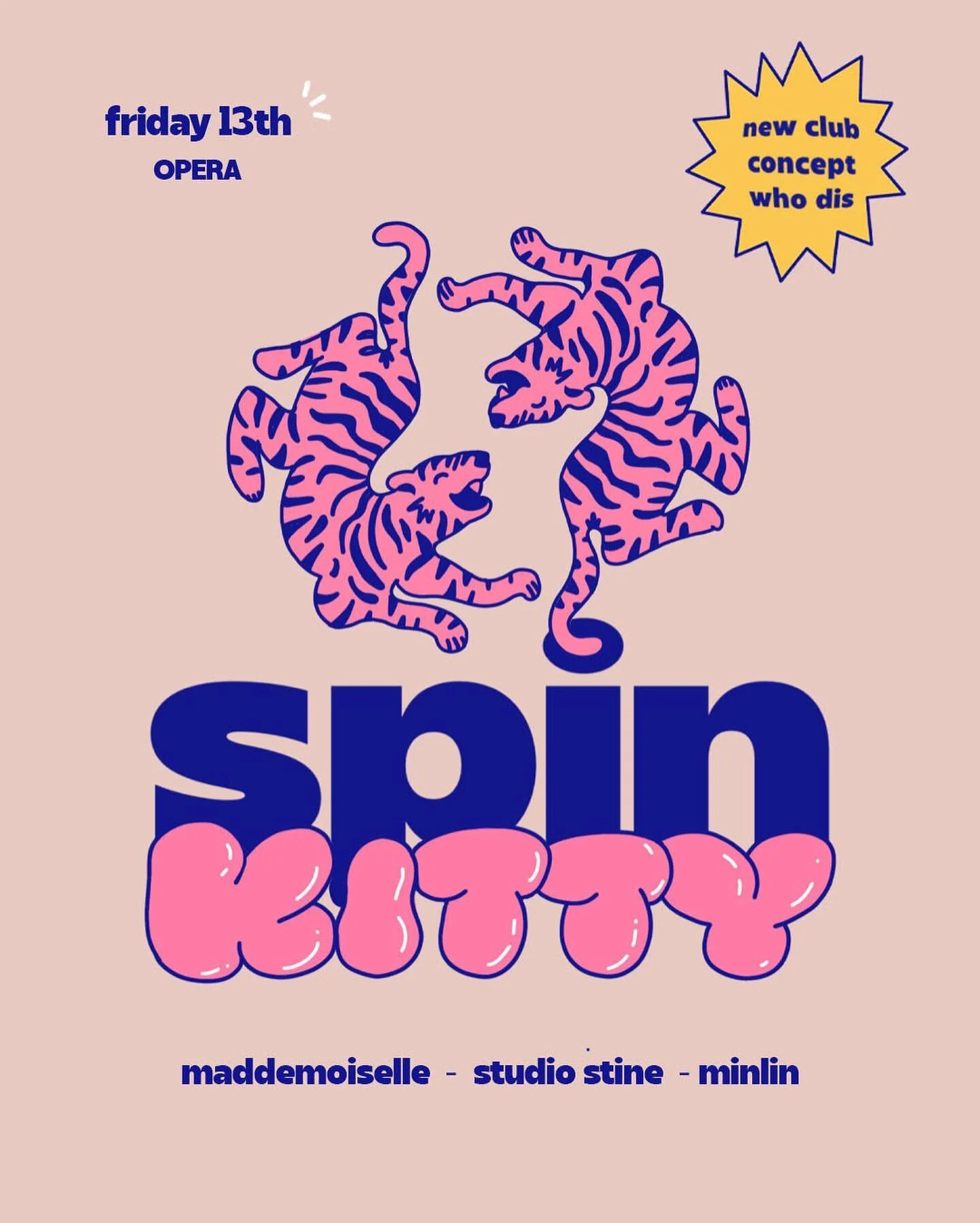 En liten plakat eg mekket til kommende fredag den 13.❣️ spiller nemlig opp med to DRITFLINKE kvinner p&aring; Opera. Fra 22:30&lt;3 hope 2 cya