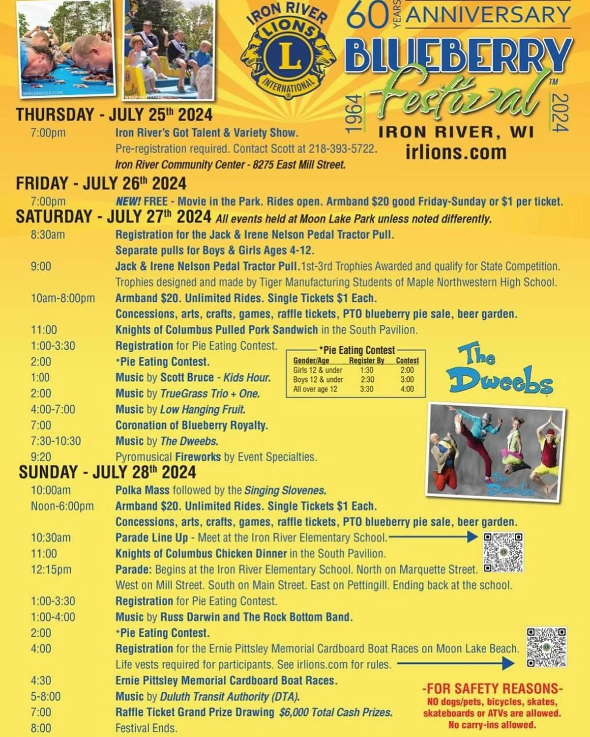 What a fun event! So excited to play along with local talent at the Variety Show Thursday 😊🎹 A great way to kick off the 60th Anniversary of Iron River&rsquo;s Blueberry Festival!