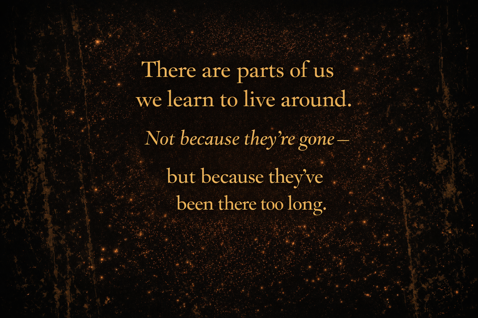 It marked the moment of knowing.
Not something new, but something realized.
The point just before change.