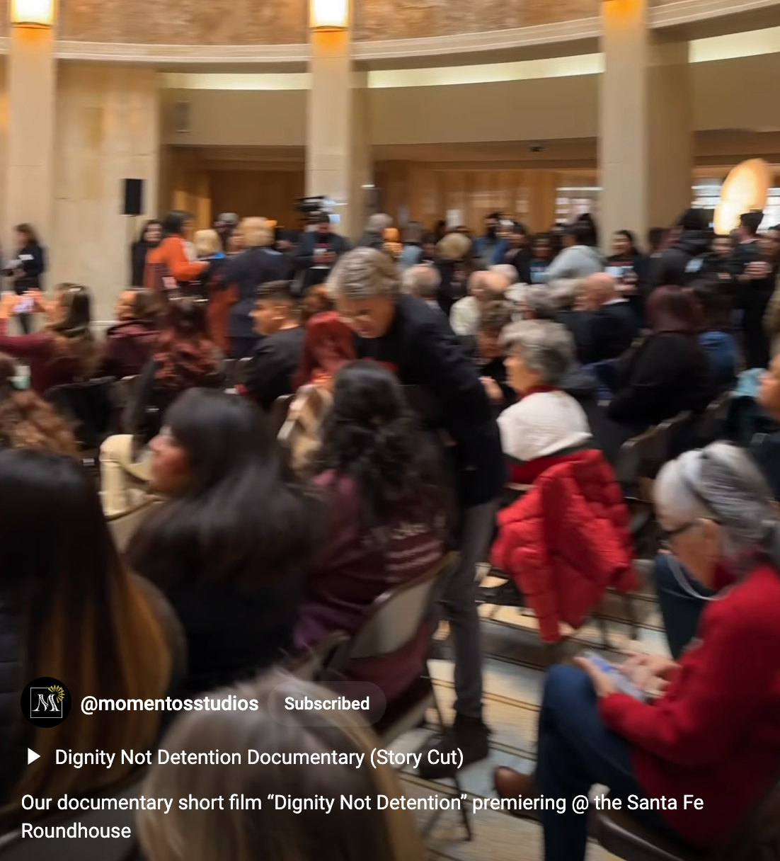 "Dignity Not Detention" premiering @ the Santa Fe State Capitol