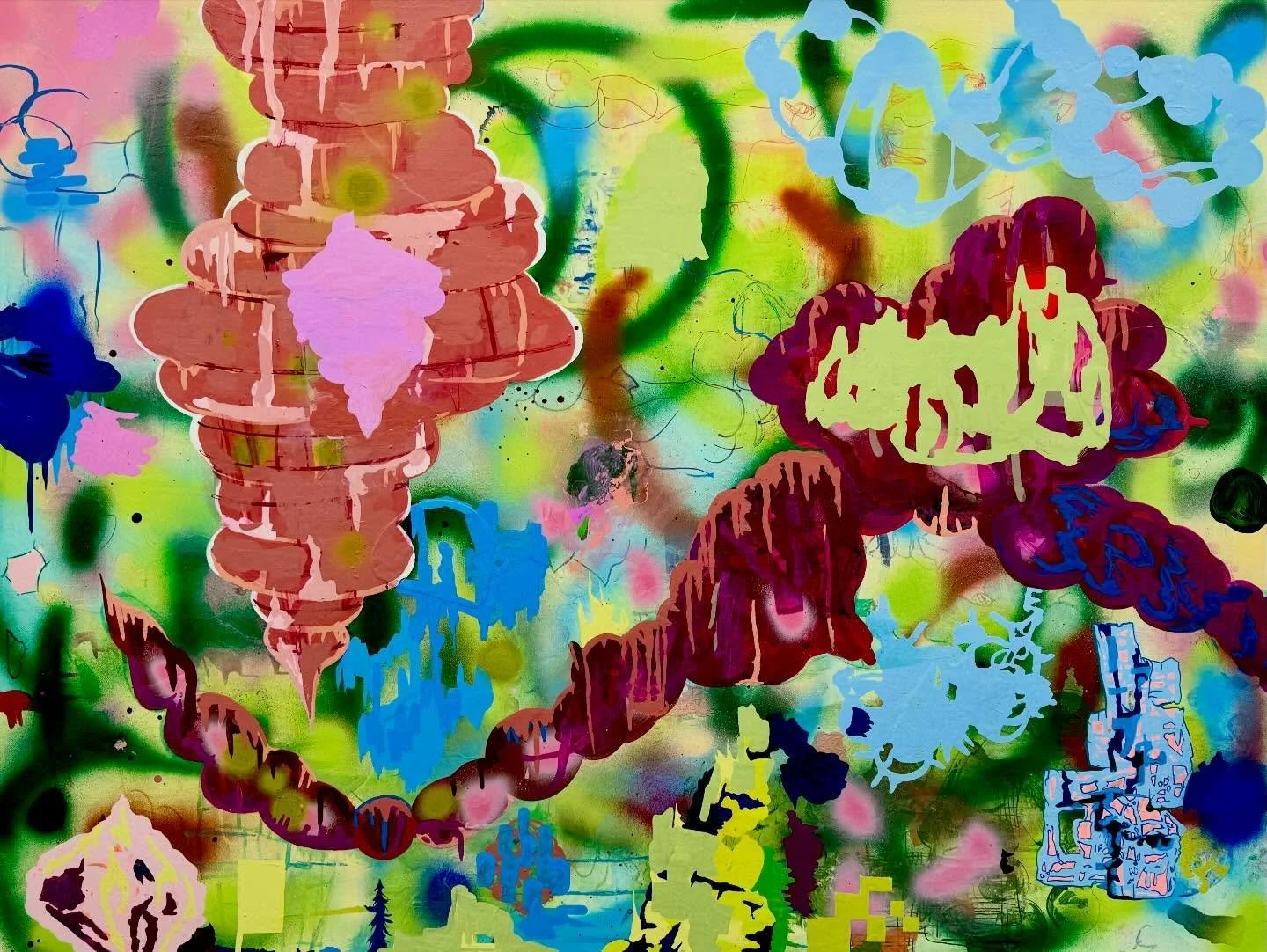 IF ANYTHING HAPPENS New Spray Painting! @artcube @artspiel # @artdrunk @artbasel @art_dumbo @art21  @spraypaintartscom @hudsonmillinerartsalon @artreview_magazine @artnews