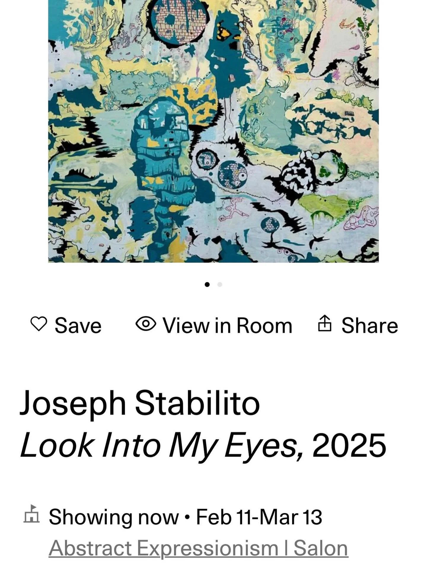 My painting at the Grand Palais Salon will be available on Artsy for a short while. The exhibition has been wonderful! Best Wishes.